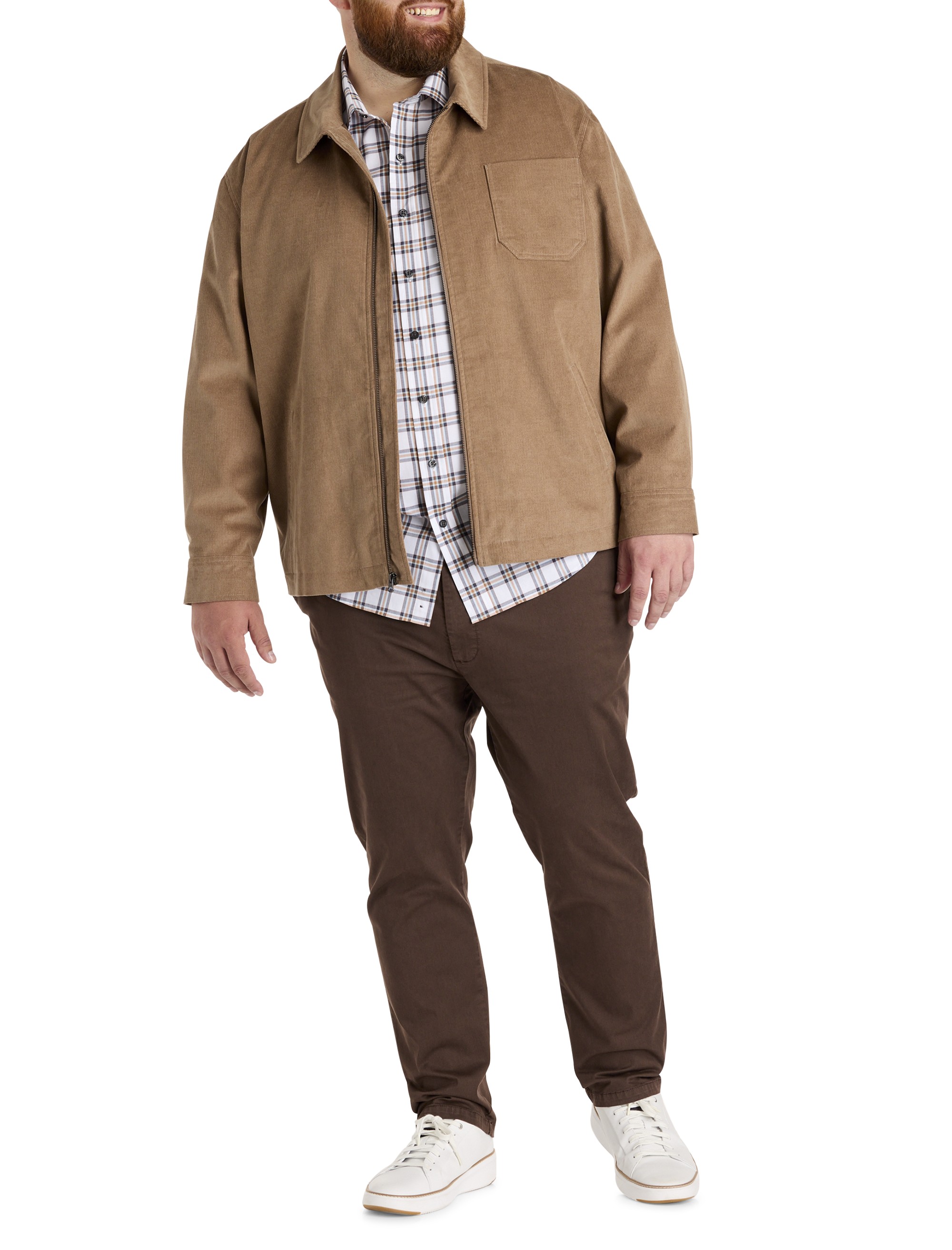 Plaid Rolled-Sleeve Sport Shirt - thumbnail 4