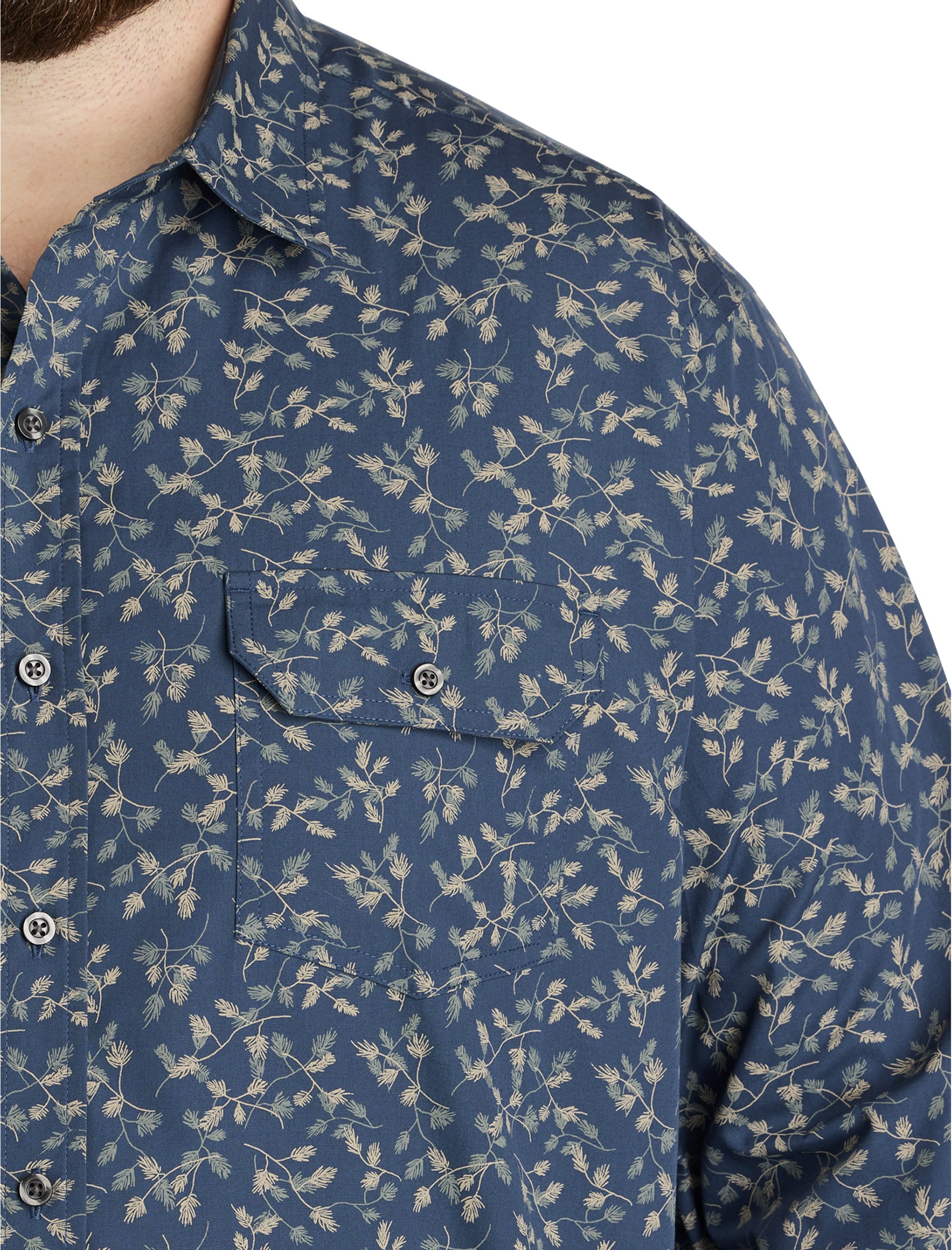 Fern Print Sport Shirt - thumbnail 3