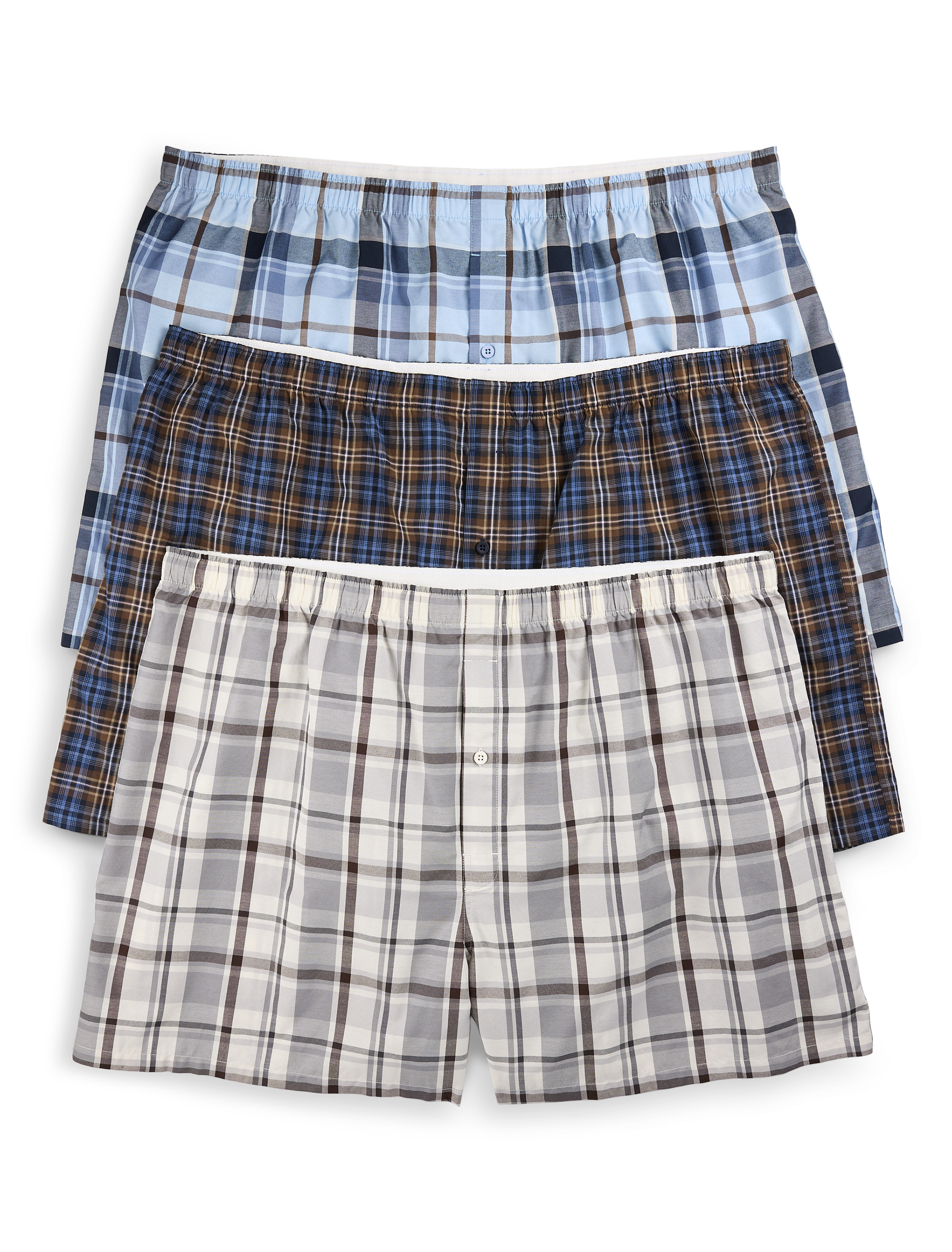 3-pk 4.5 Inch Woven Boxers