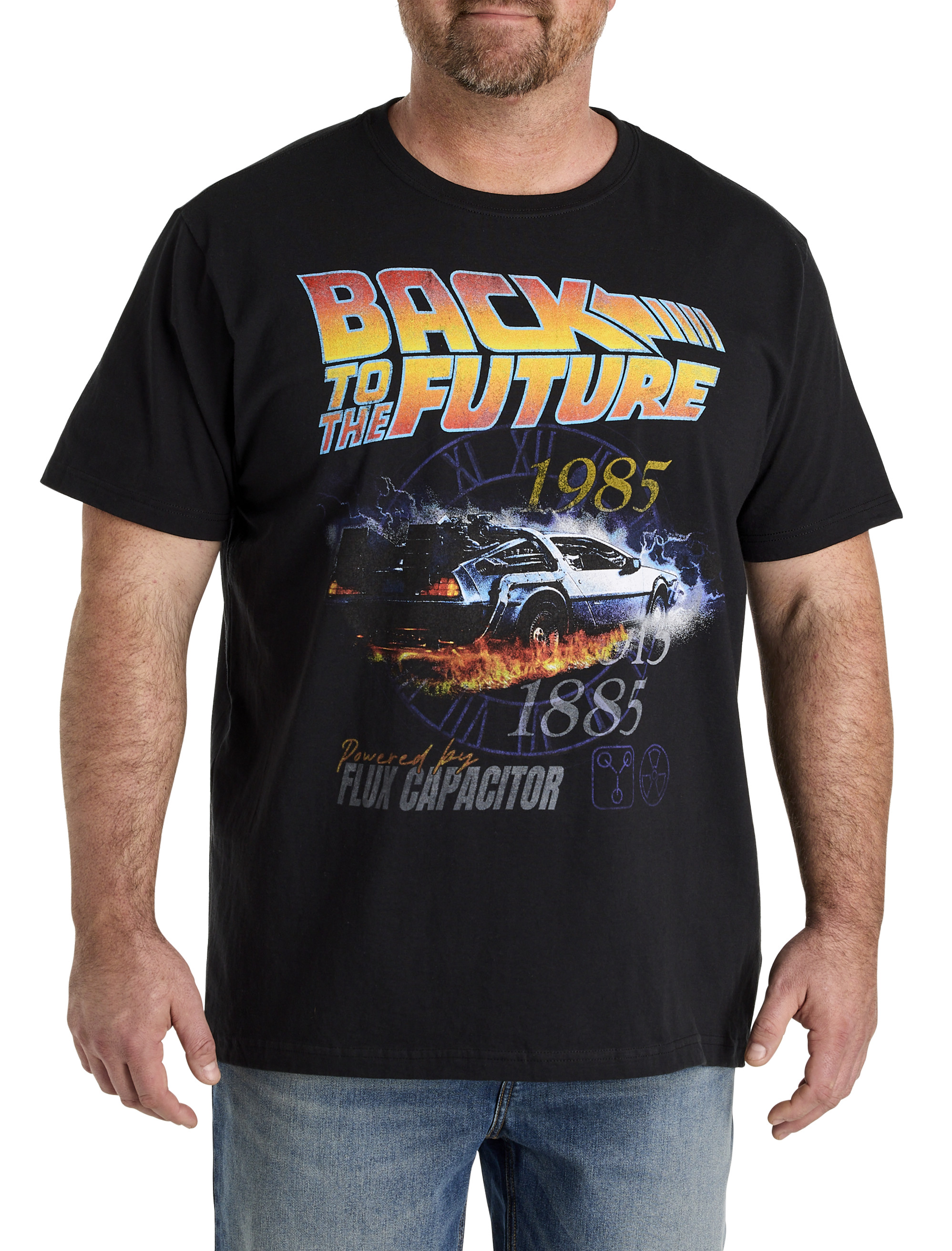 T-shirt Uomo Ritorno Al Futuro, DeLorean Classica, Maglietta Basic Quinto Sole