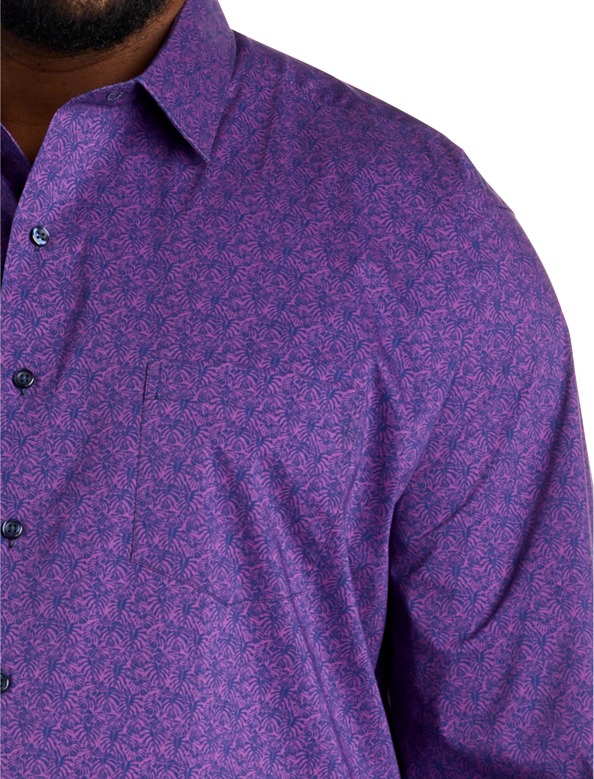 Exploded Leaves Performance Dress Shirt - thumbnail 3