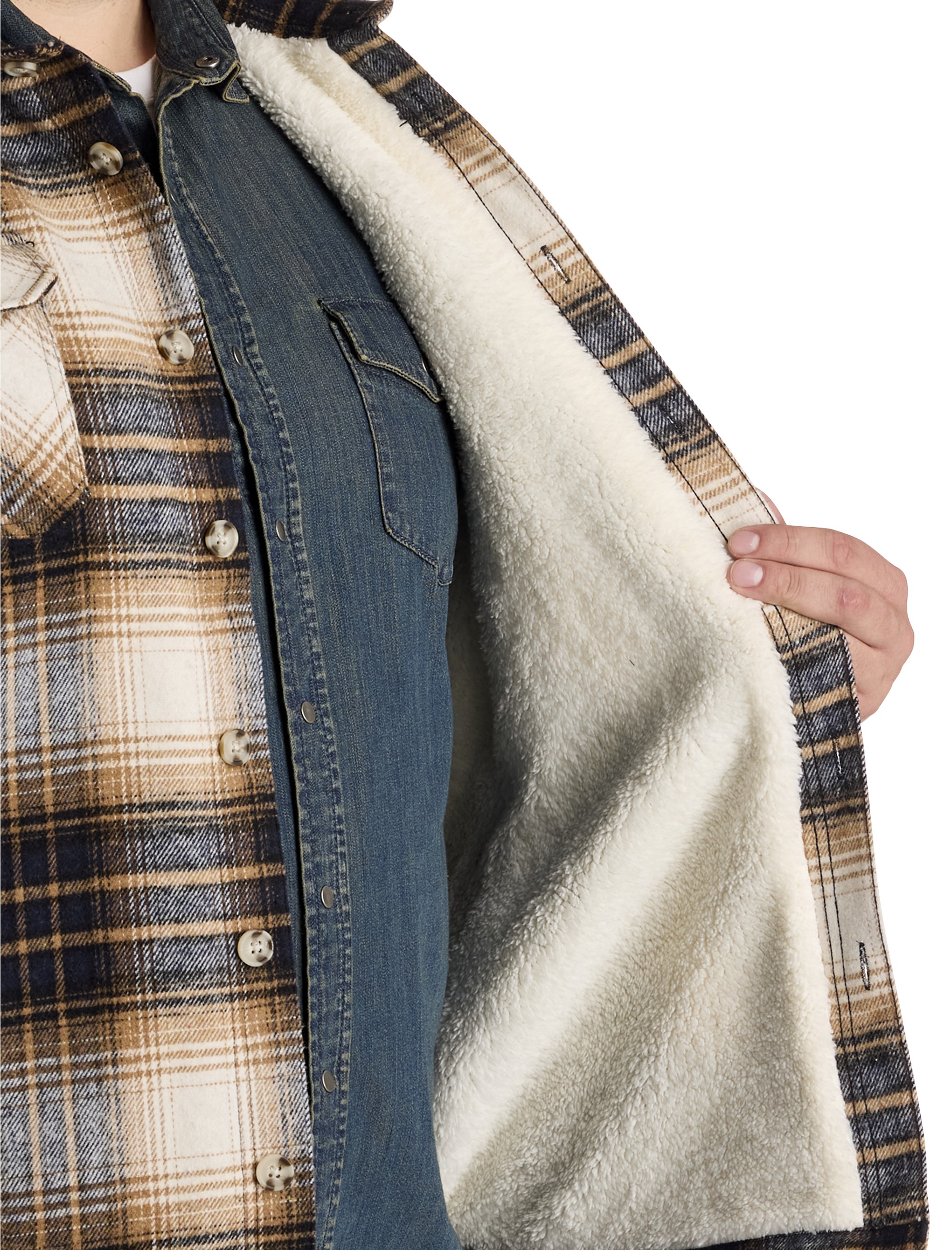 Plaid Shirt Jacket - thumbnail 2