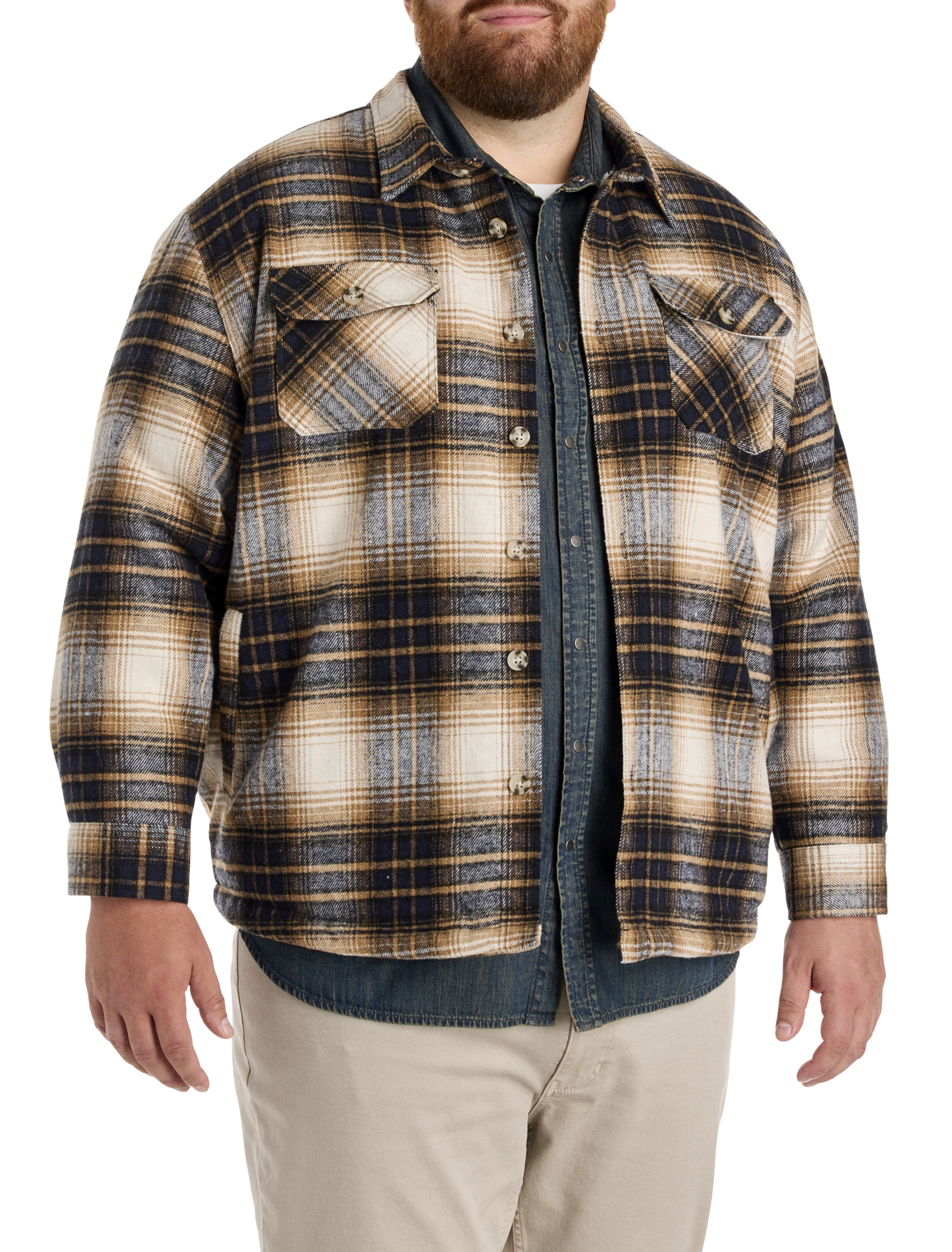 Shirt Jacket Big + Tall Men's Clothing | DXL