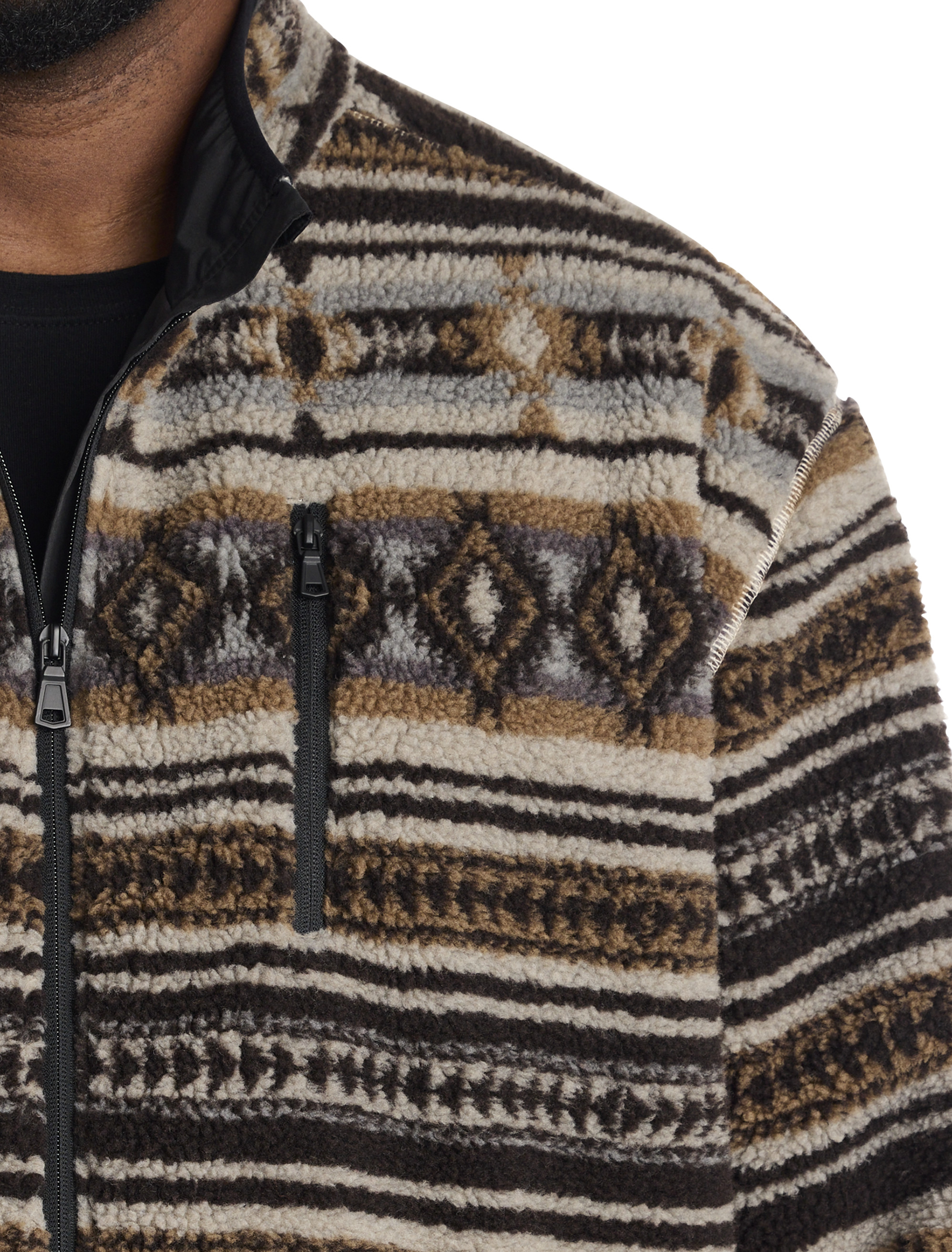 Aztec Inspired Fleece Jacket