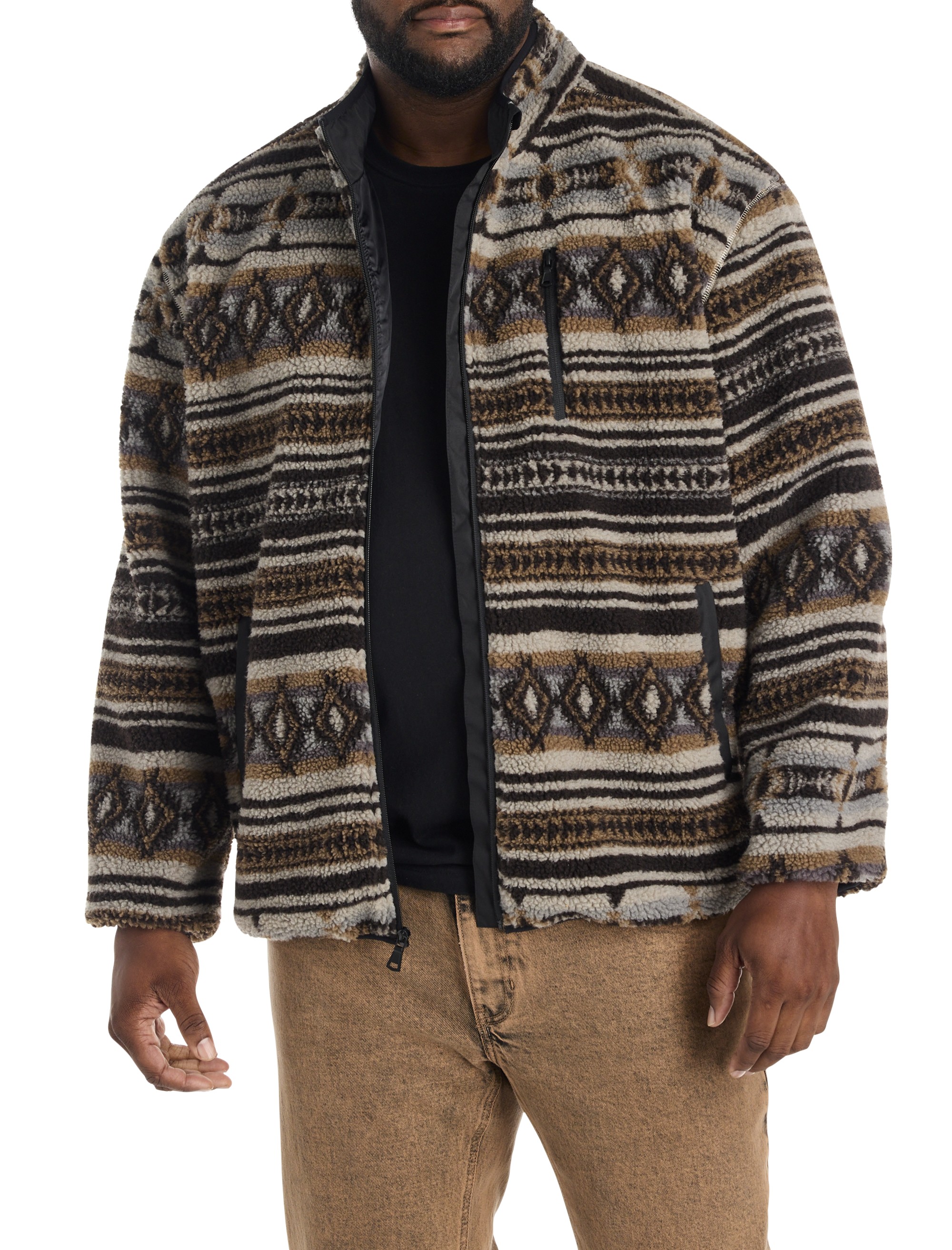Aztec Inspired Fleece Jacket