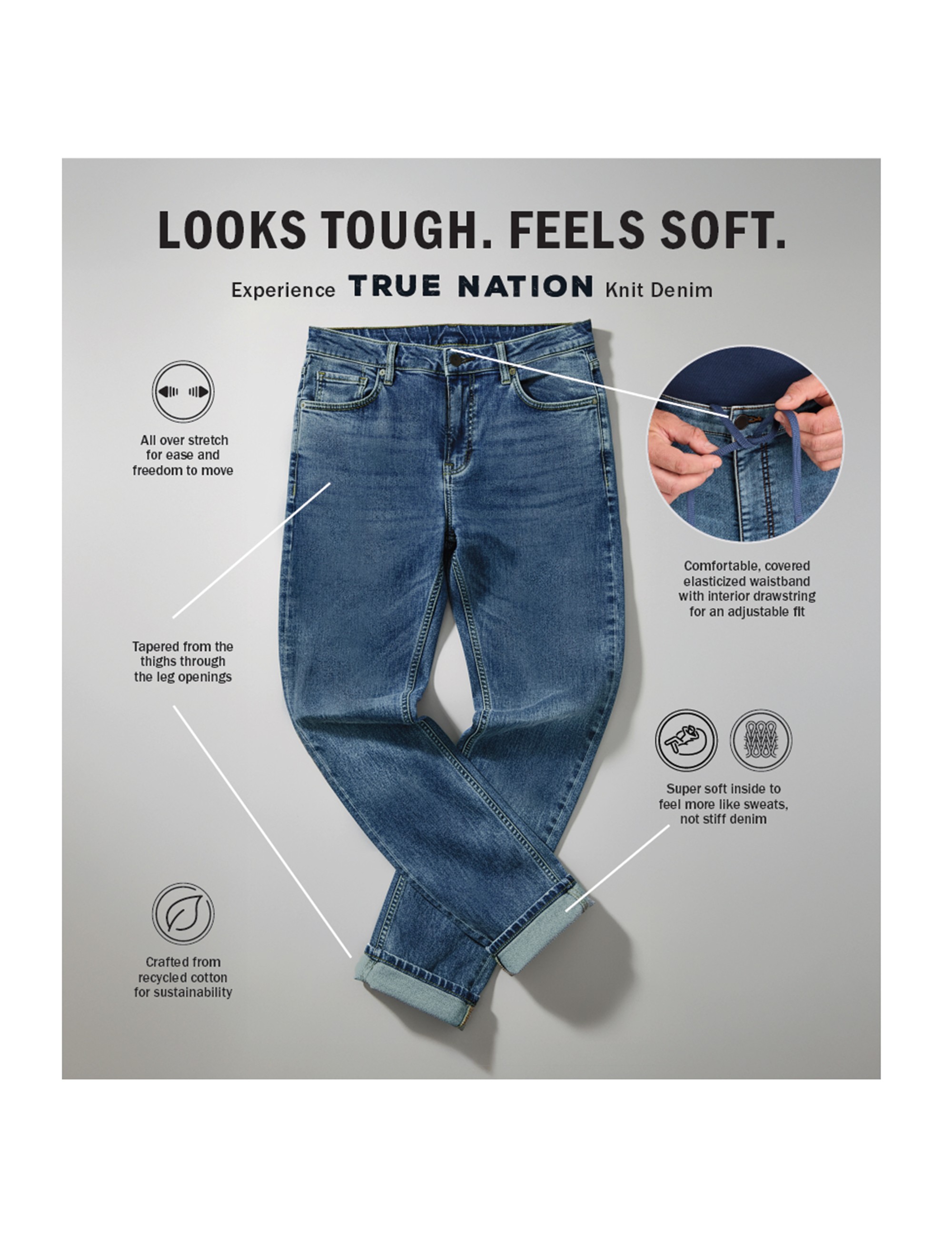 Comfort Knit Jeans - thumbnail 5