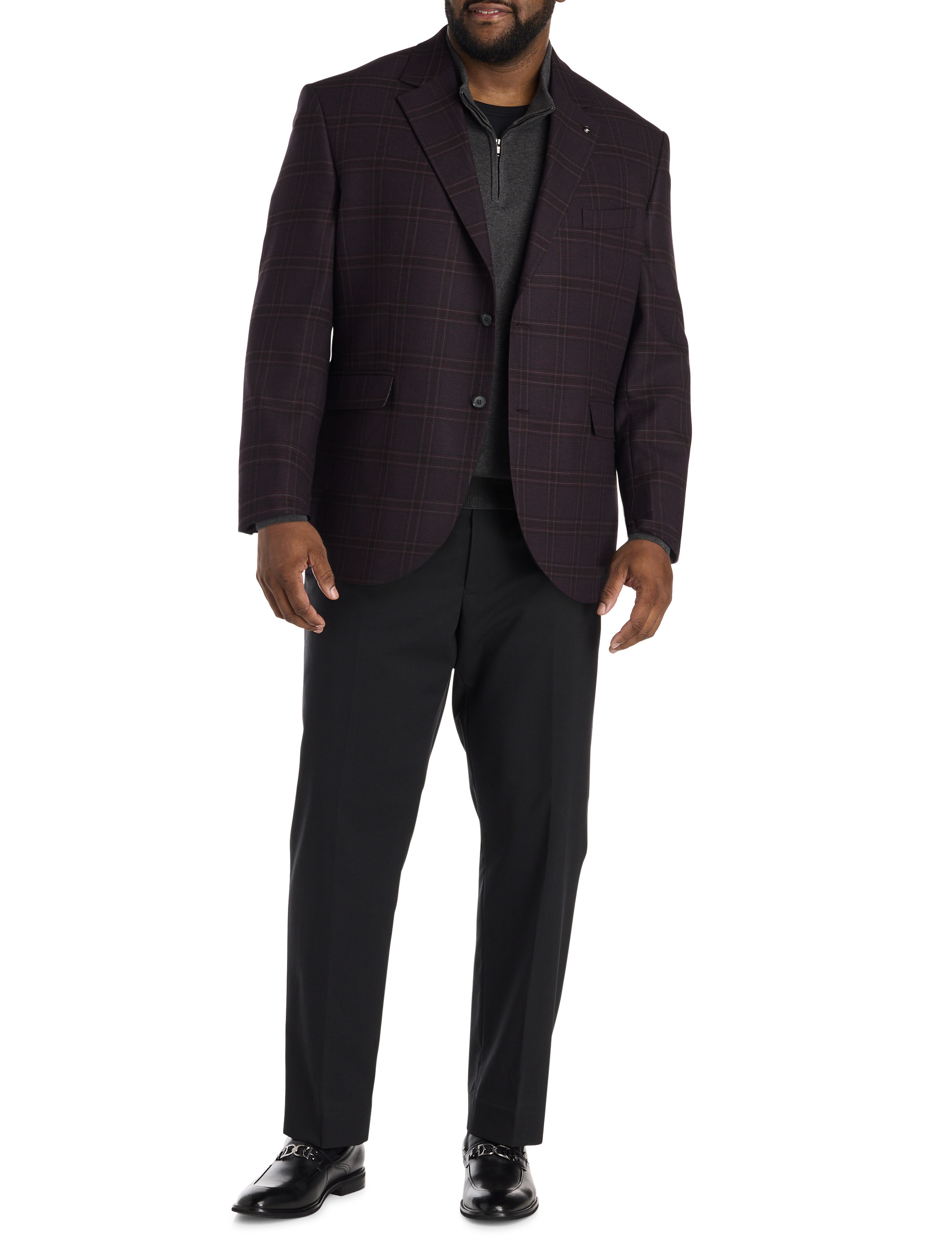 Windowpane Sport Coat- Executive Cut