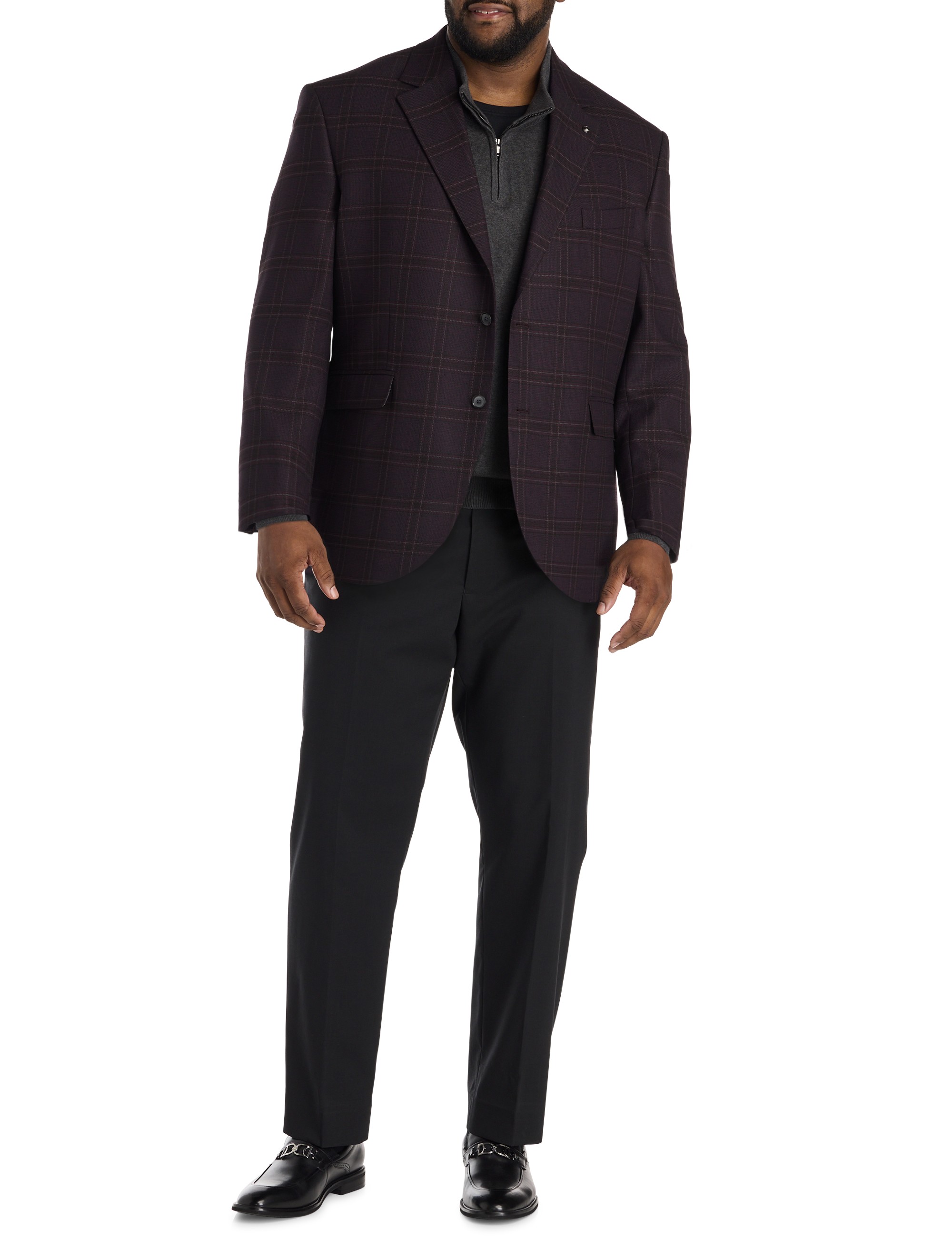 Windowpane Sport Coat- Executive Cut - thumbnail 5
