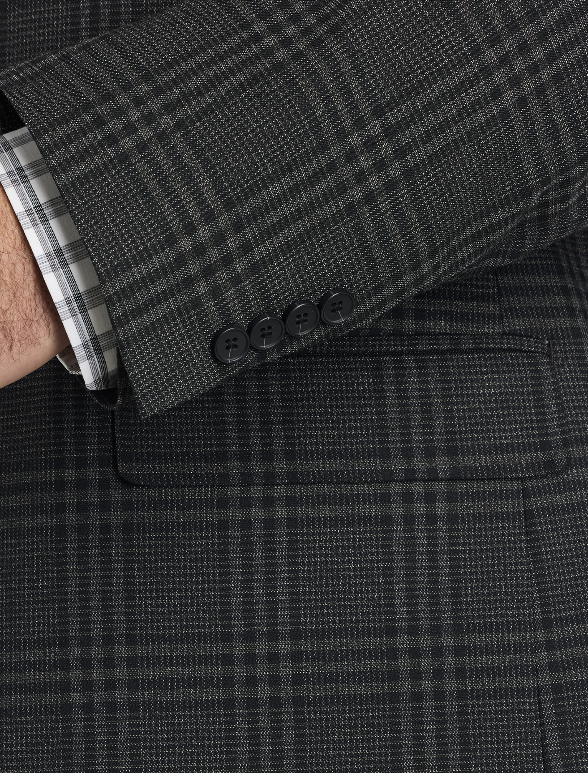 Big + Tall | Oak Hill Tonal Plaid Sport Coat | DXL