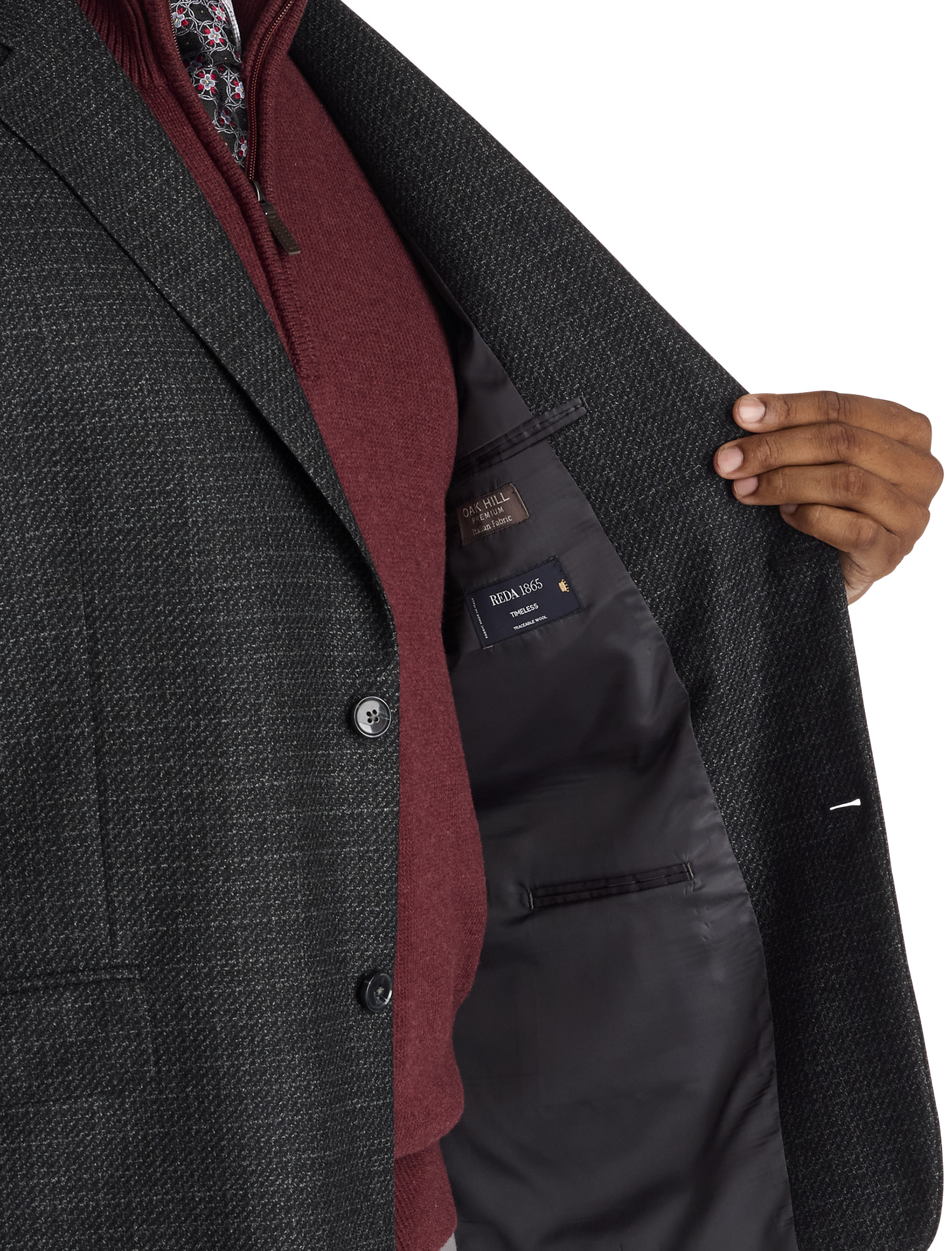 Italian Wool Textured Sport Coat