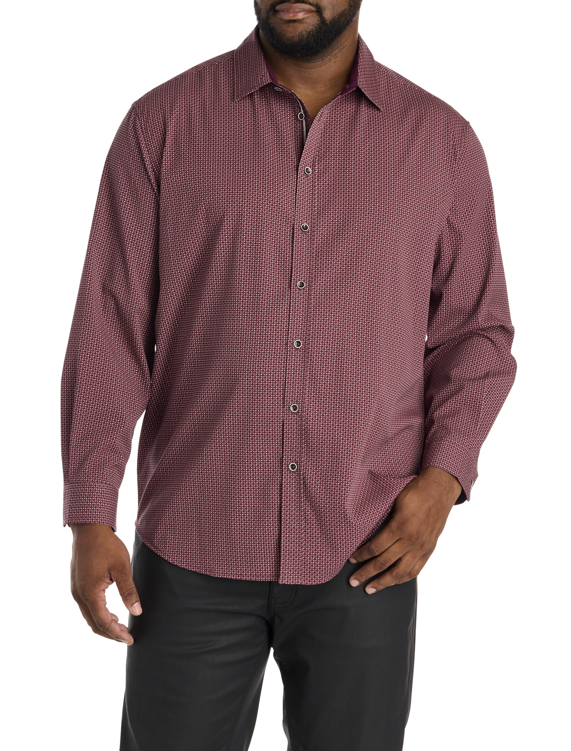 Micro Print Sport Shirt