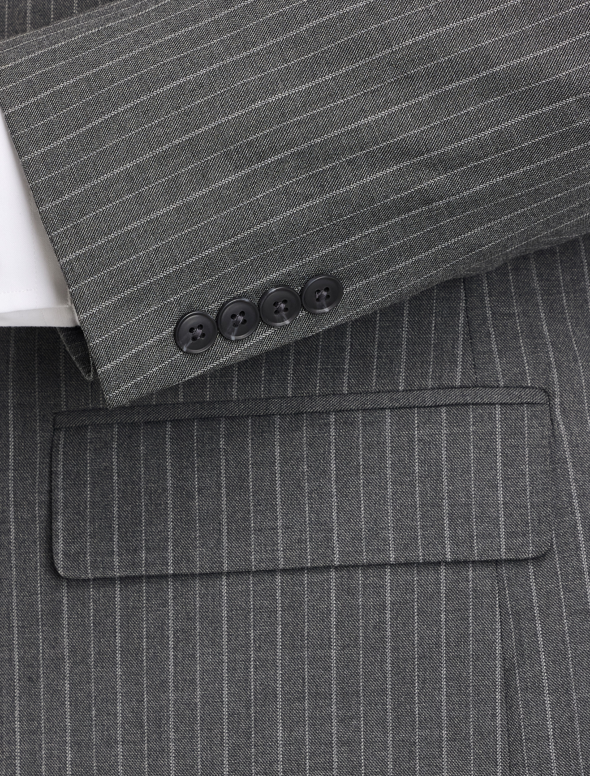 Jacket Relaxer Pinstripe Suit