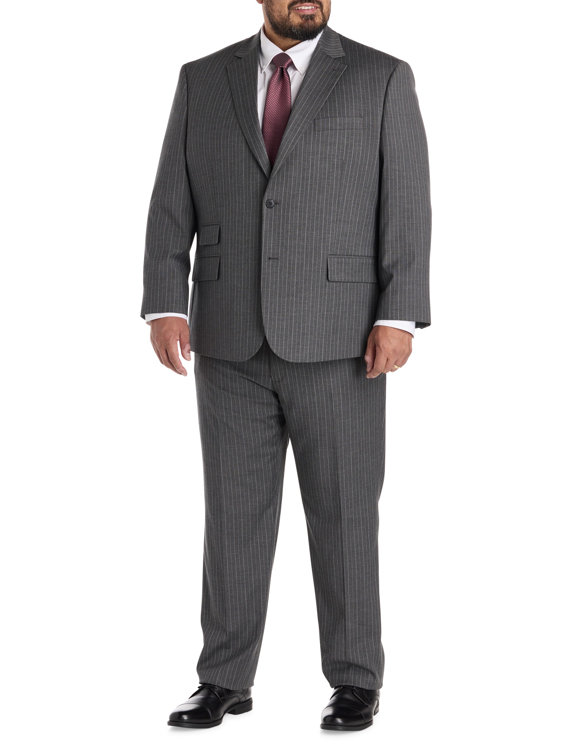 Jacket Relaxer Pinstripe Suit Jacket - thumbnail 5