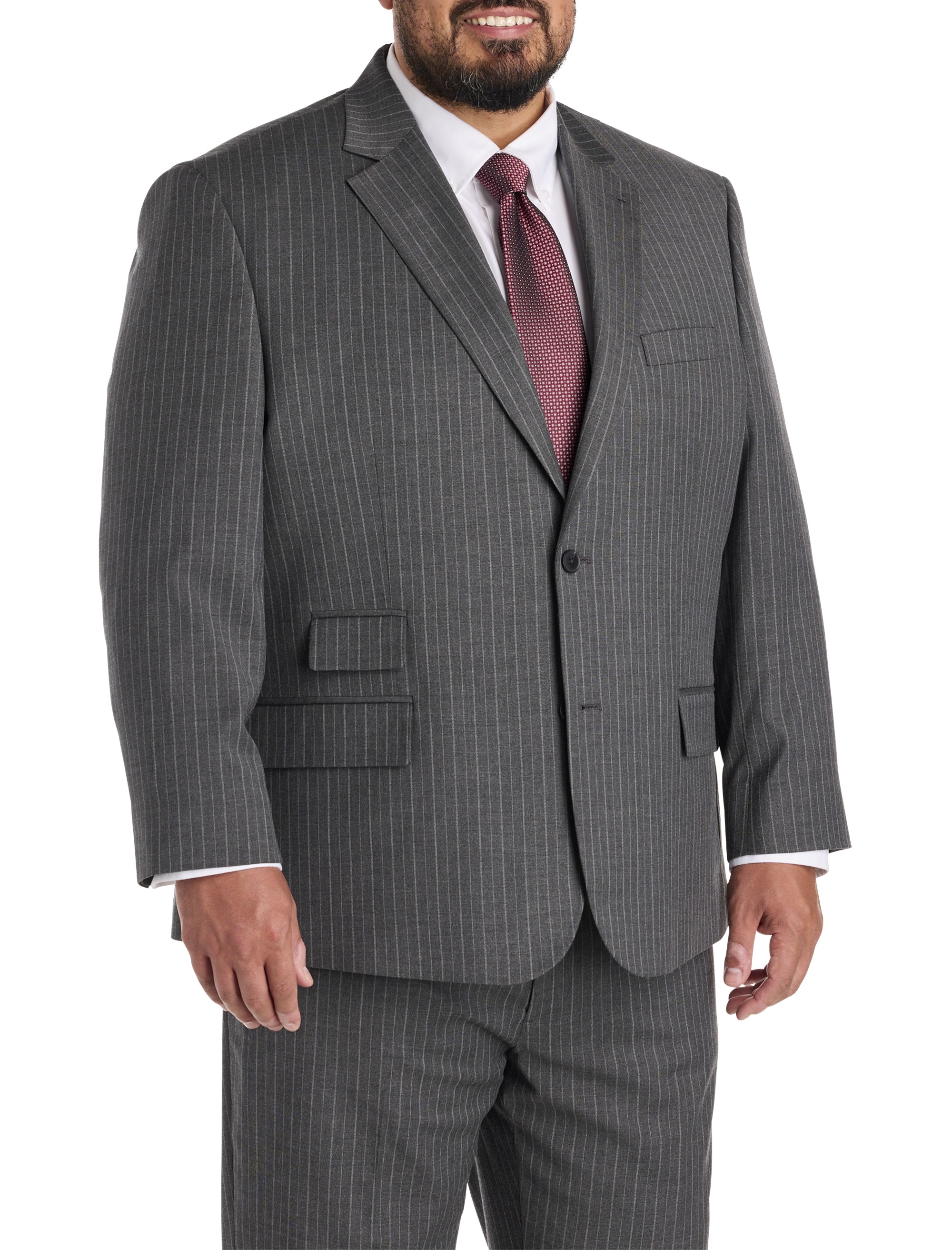 Jacket Relaxer Pinstripe Suit Jacket