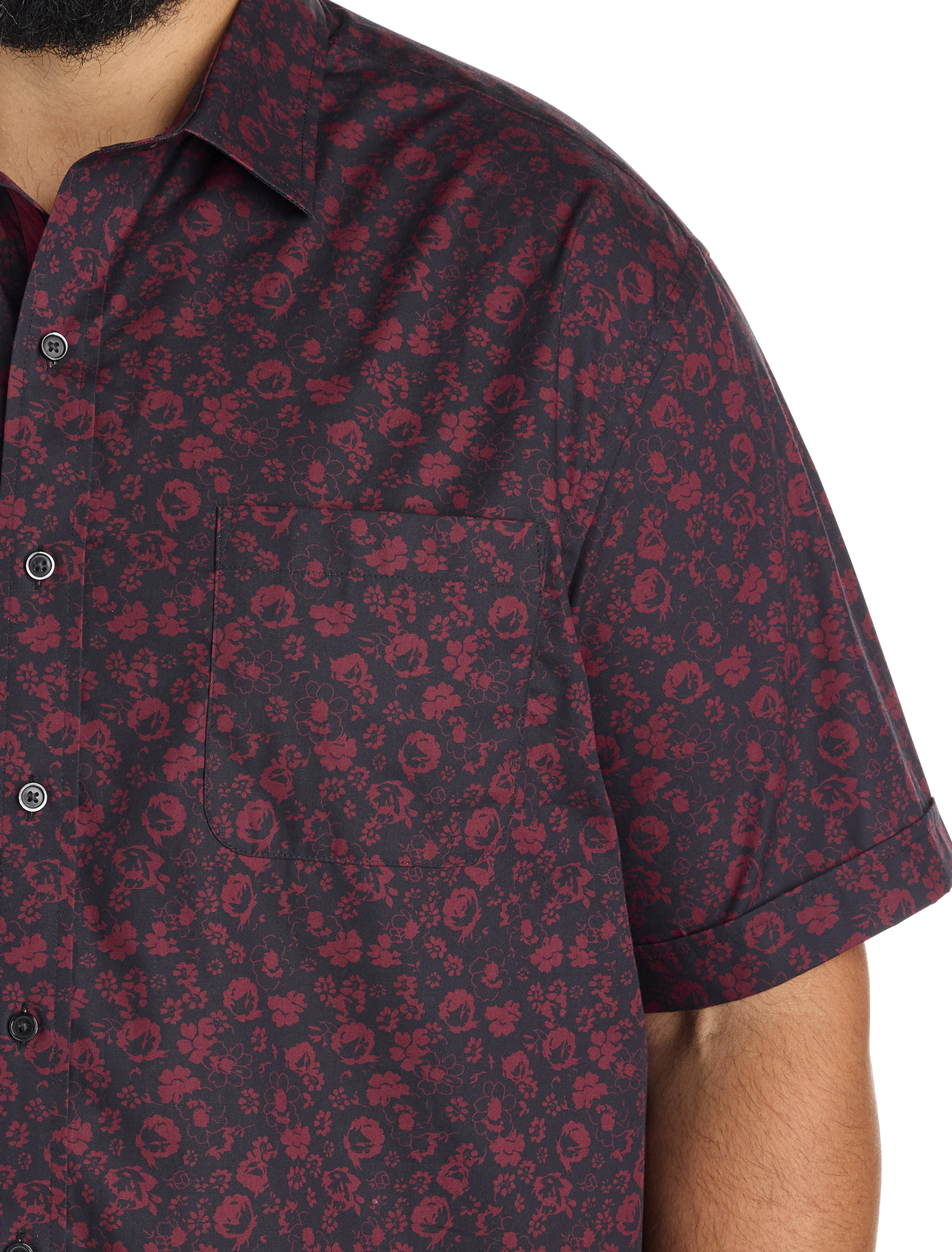 Bold Floral Sport Shirt