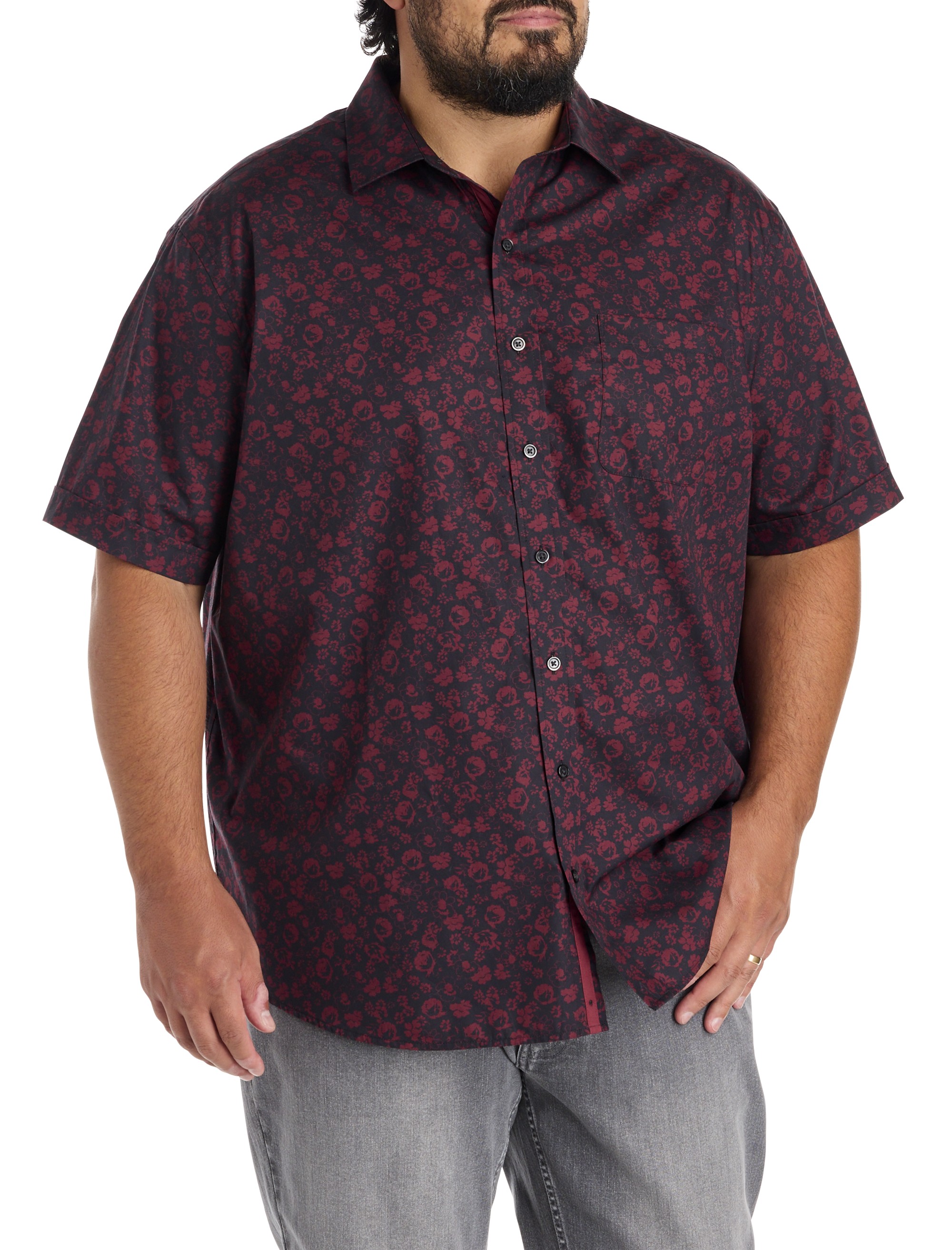Bold Floral Sport Shirt