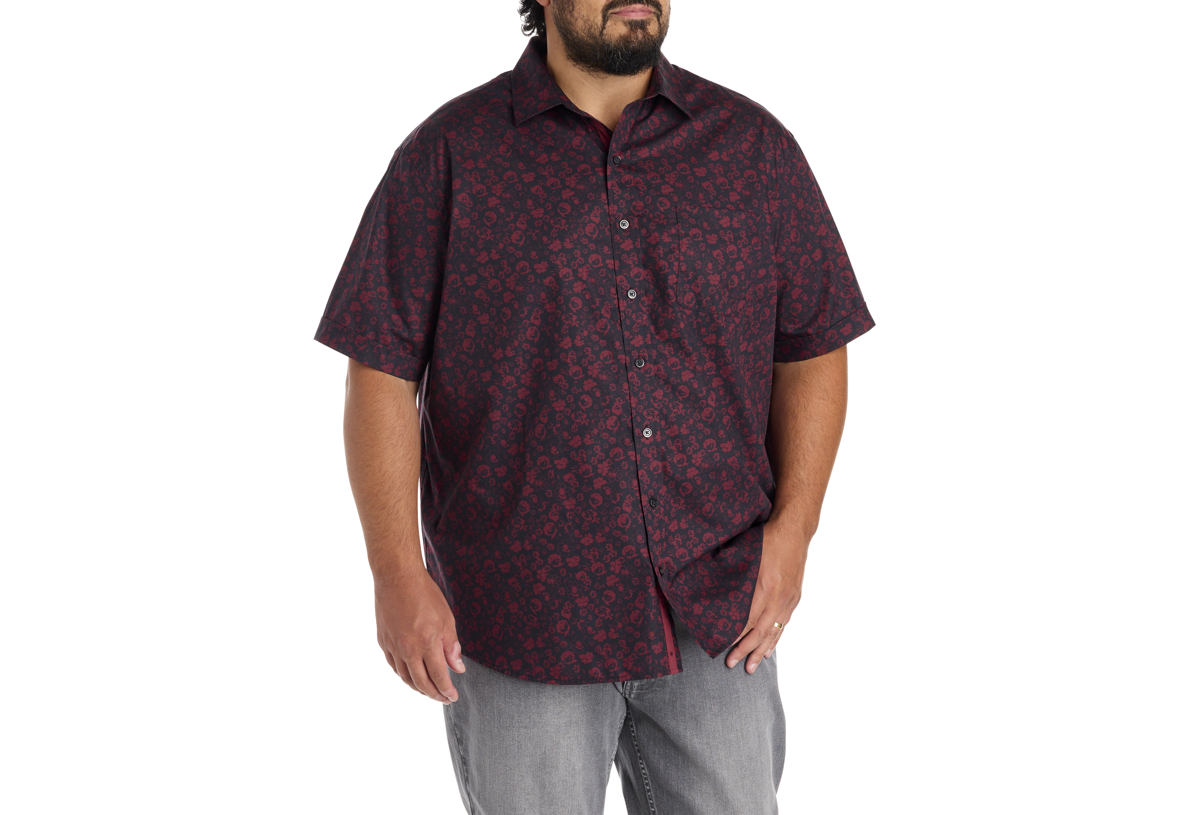 Bold Floral Sport Shirt