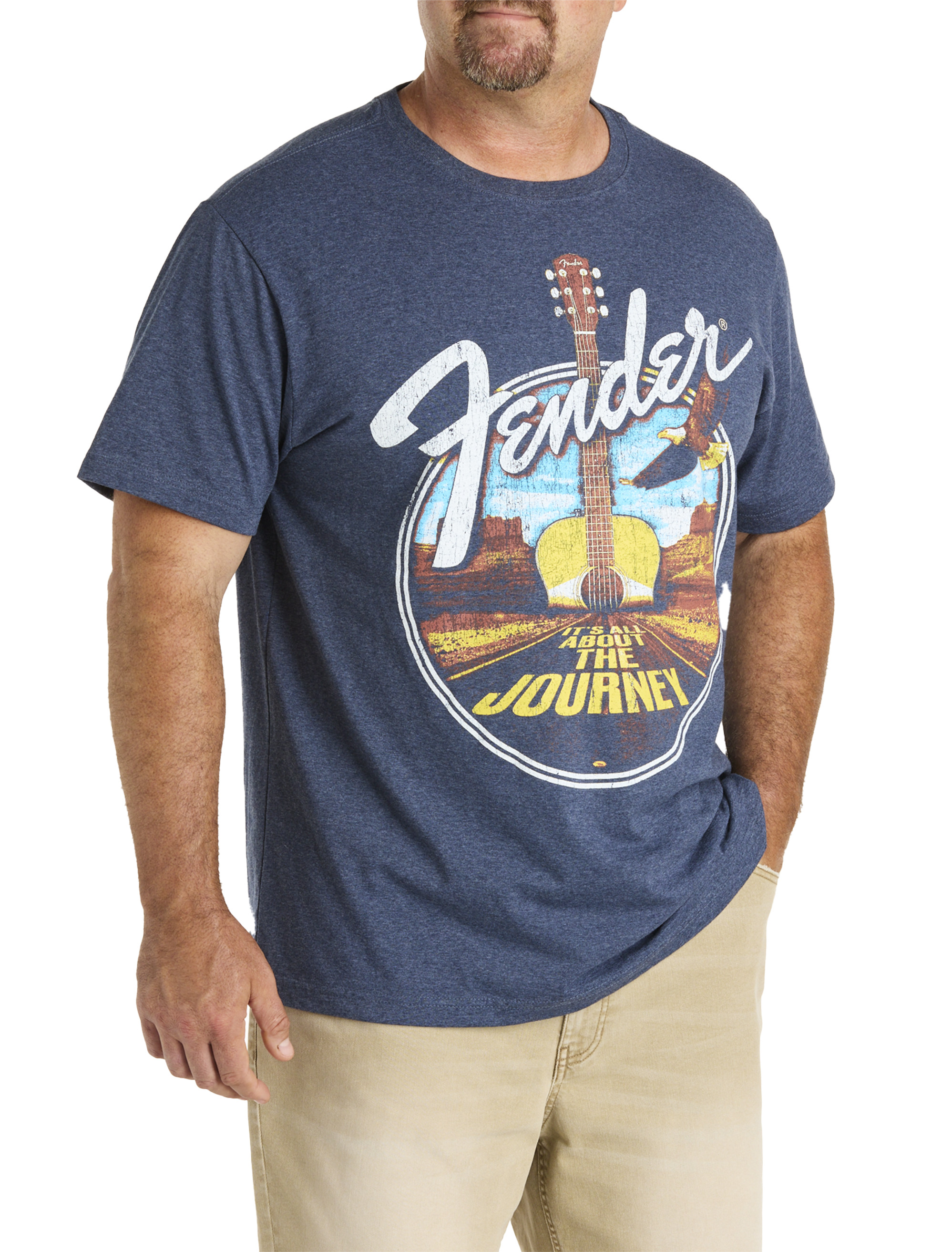 Big + Tall | True Nation Fender The Journey Graphic Tee | DXL