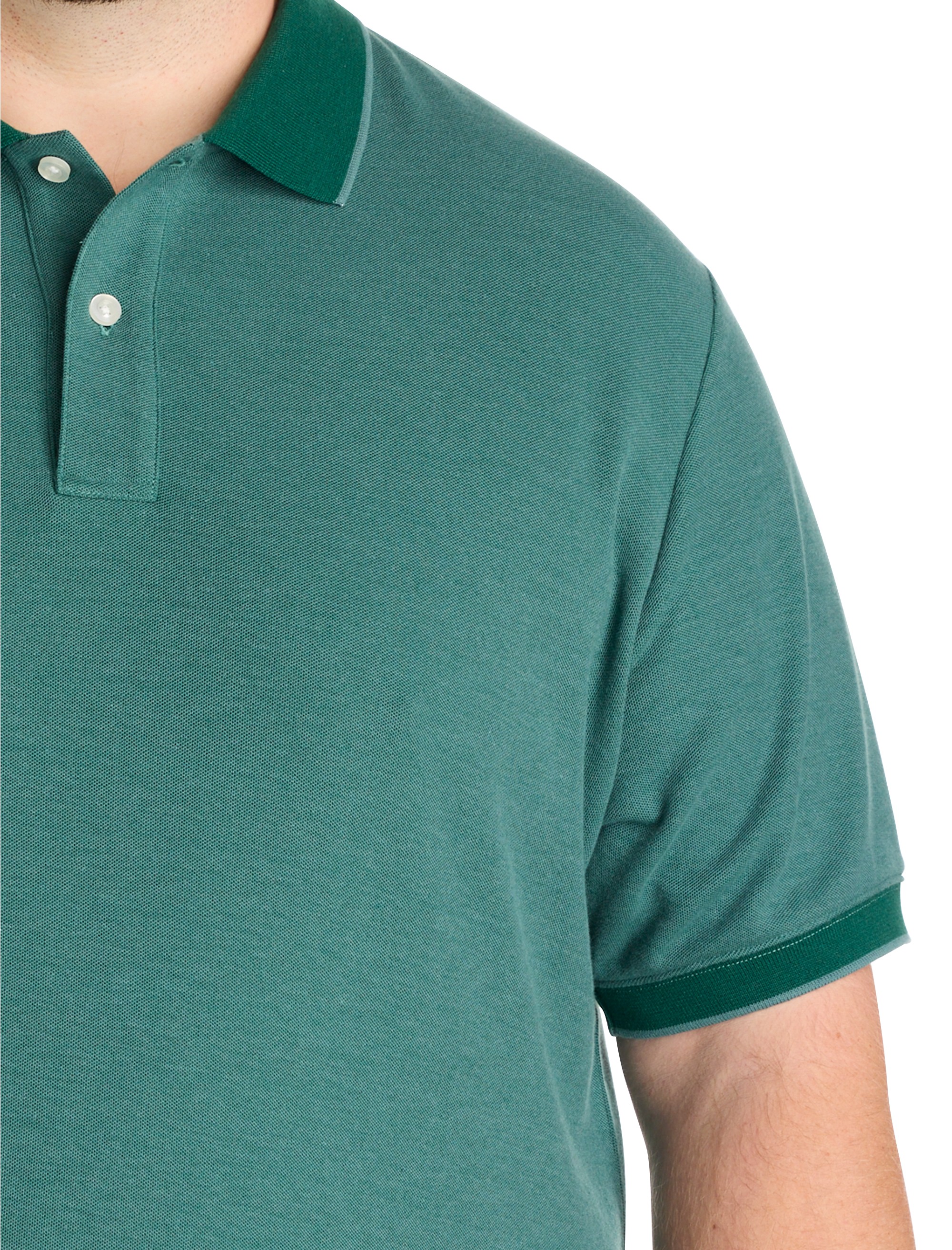 Oxford Tipped Polo Shirt - thumbnail 2