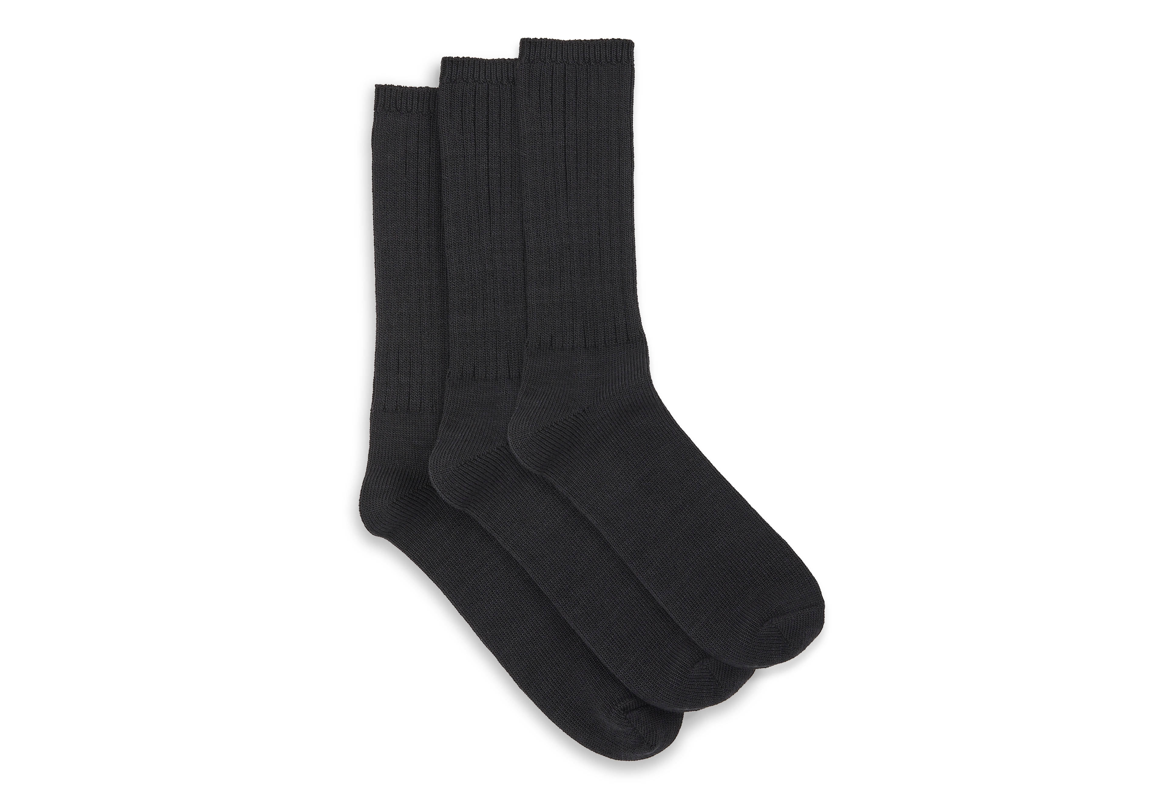 3-pk Extra-Wide Crew Socks