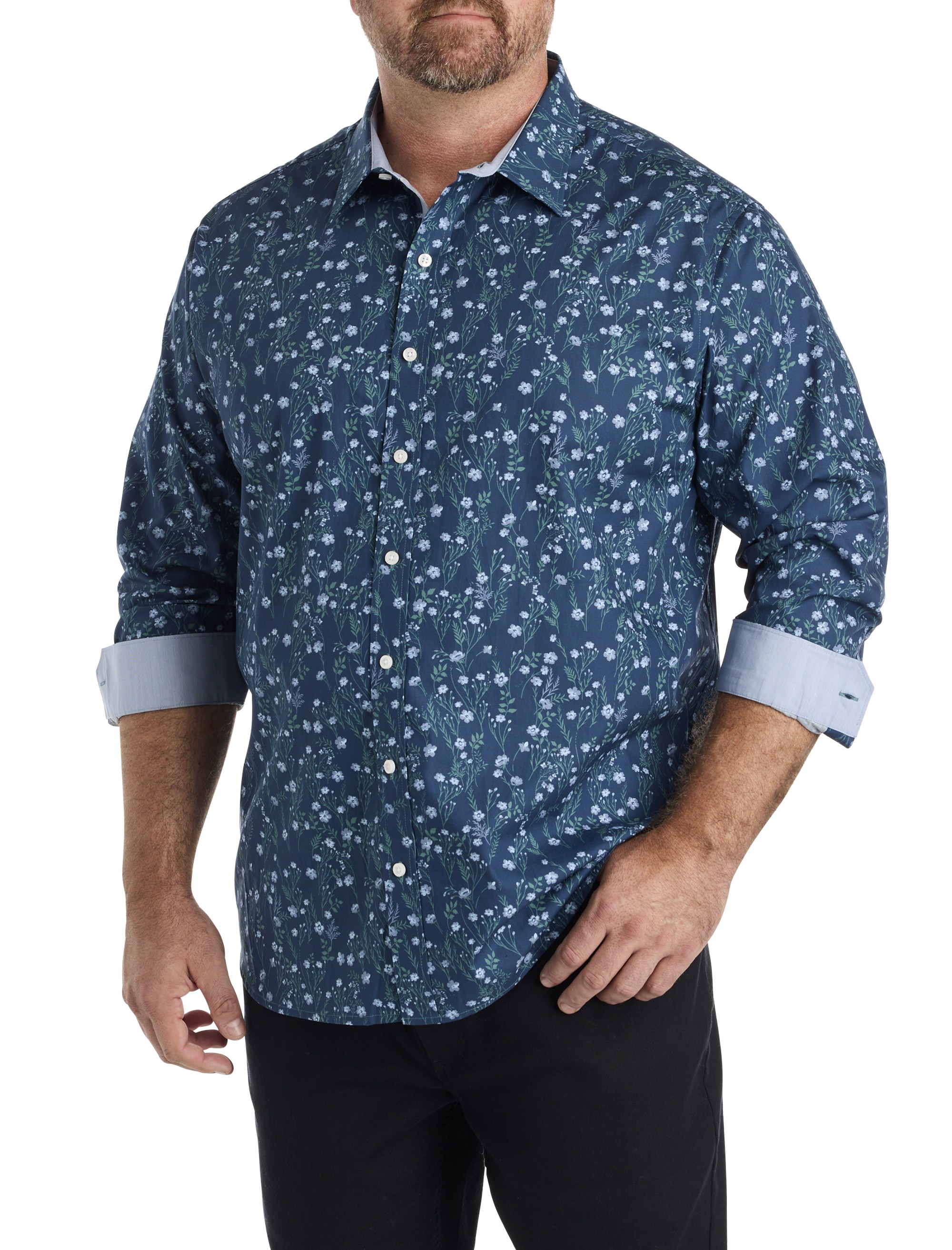 Floral Print Sport Shirt