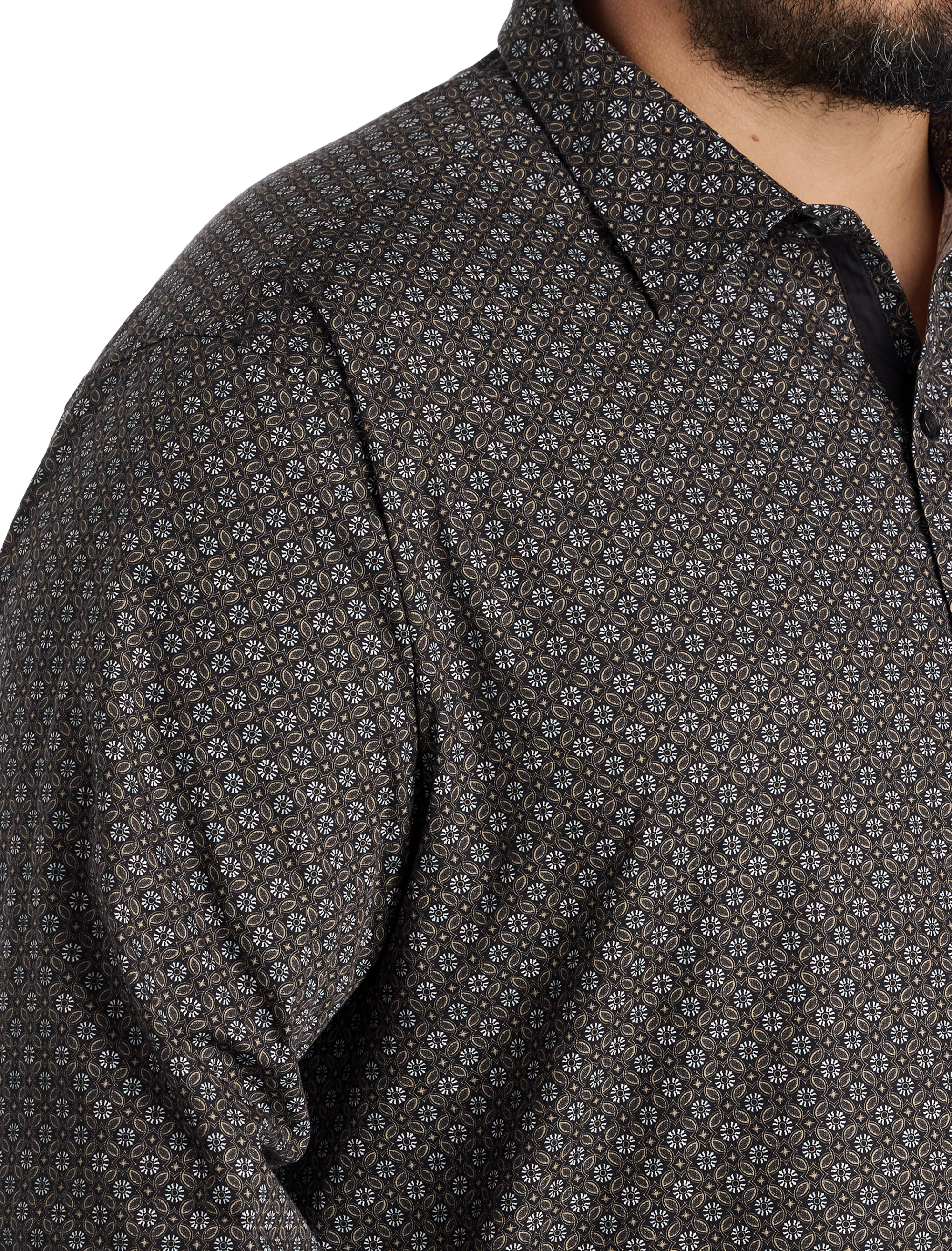 Medallion Print Sport Shirt