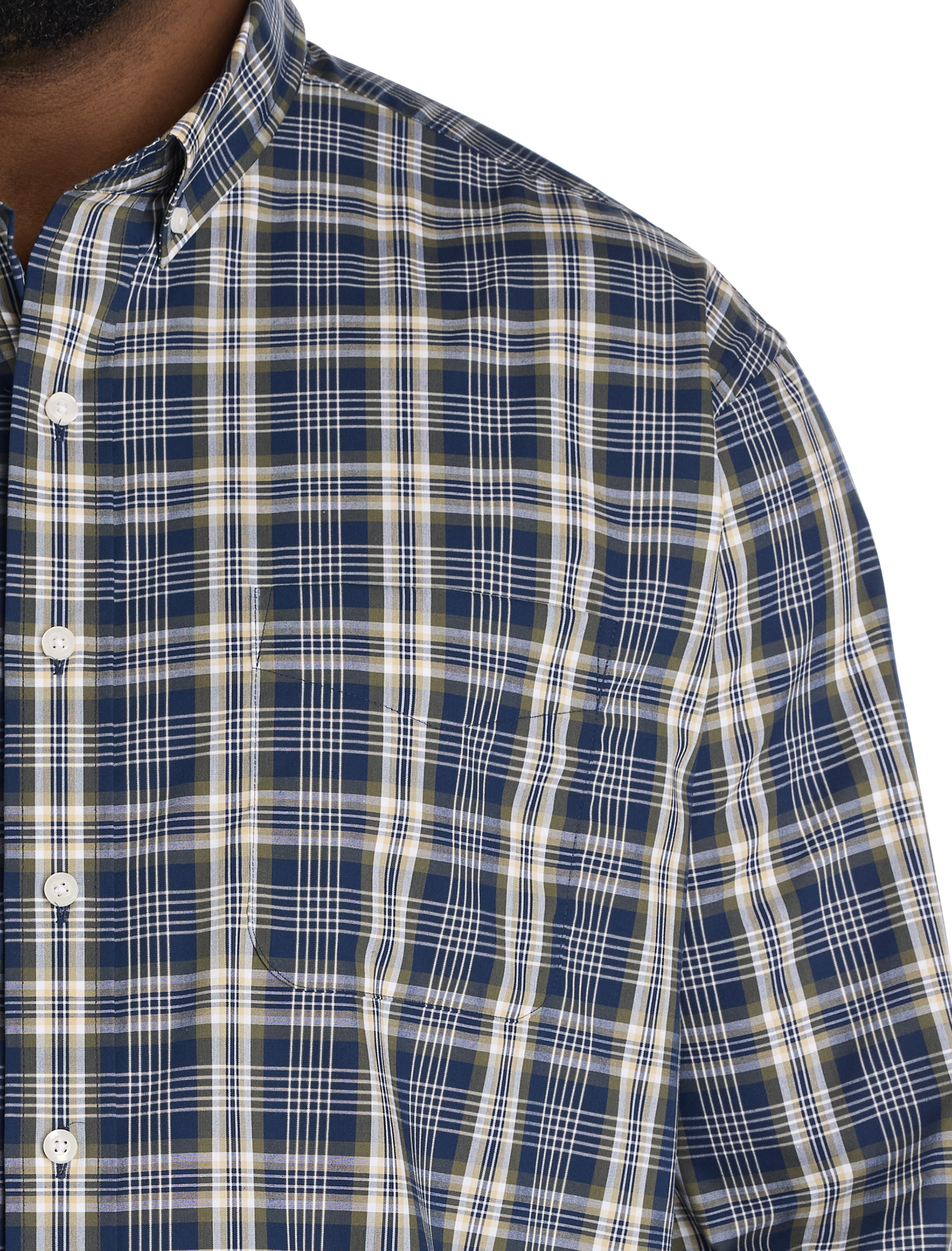 Large Plaid Sport Shirt