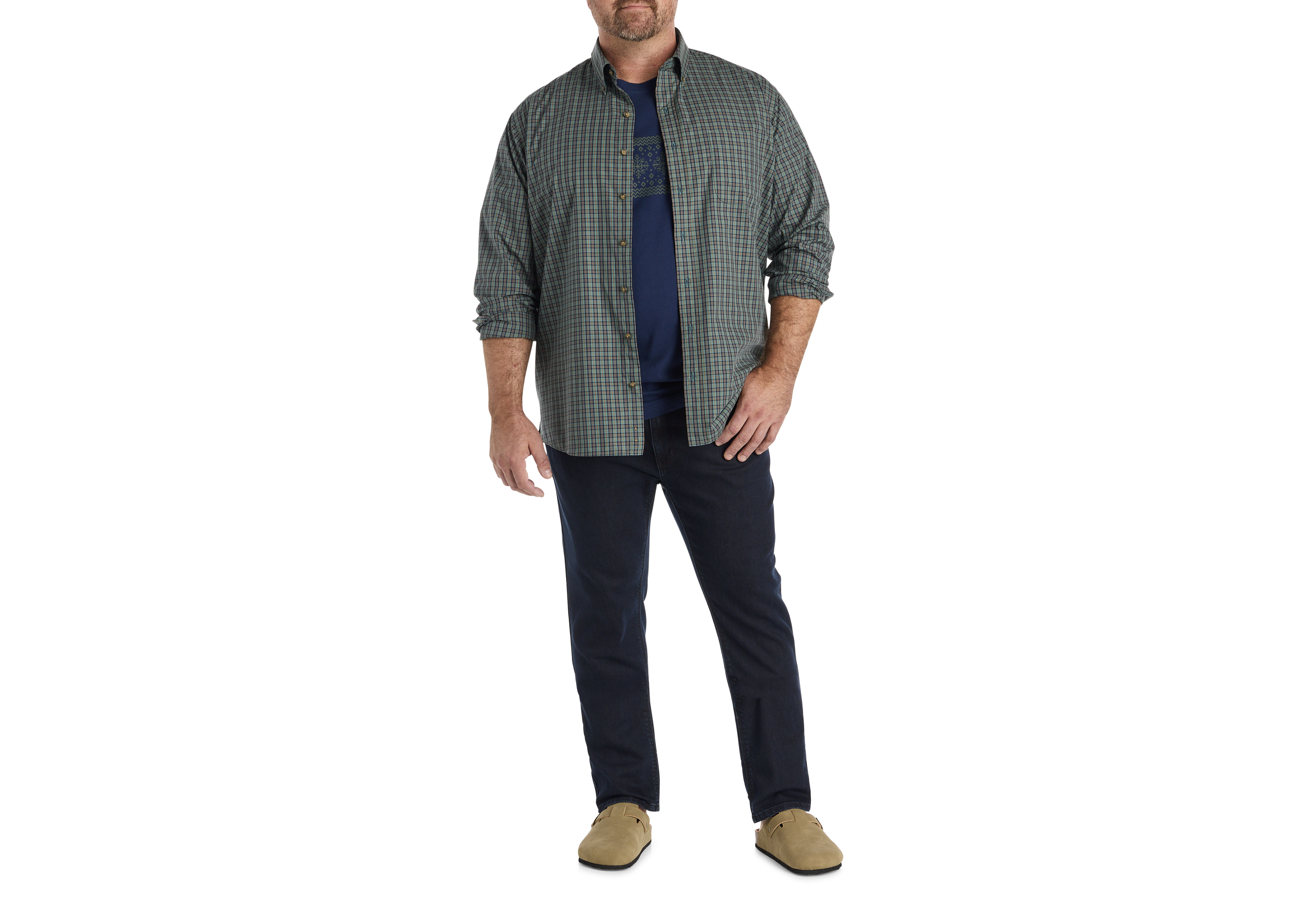 Fair Isle Moisture-Wicking T-Shirt