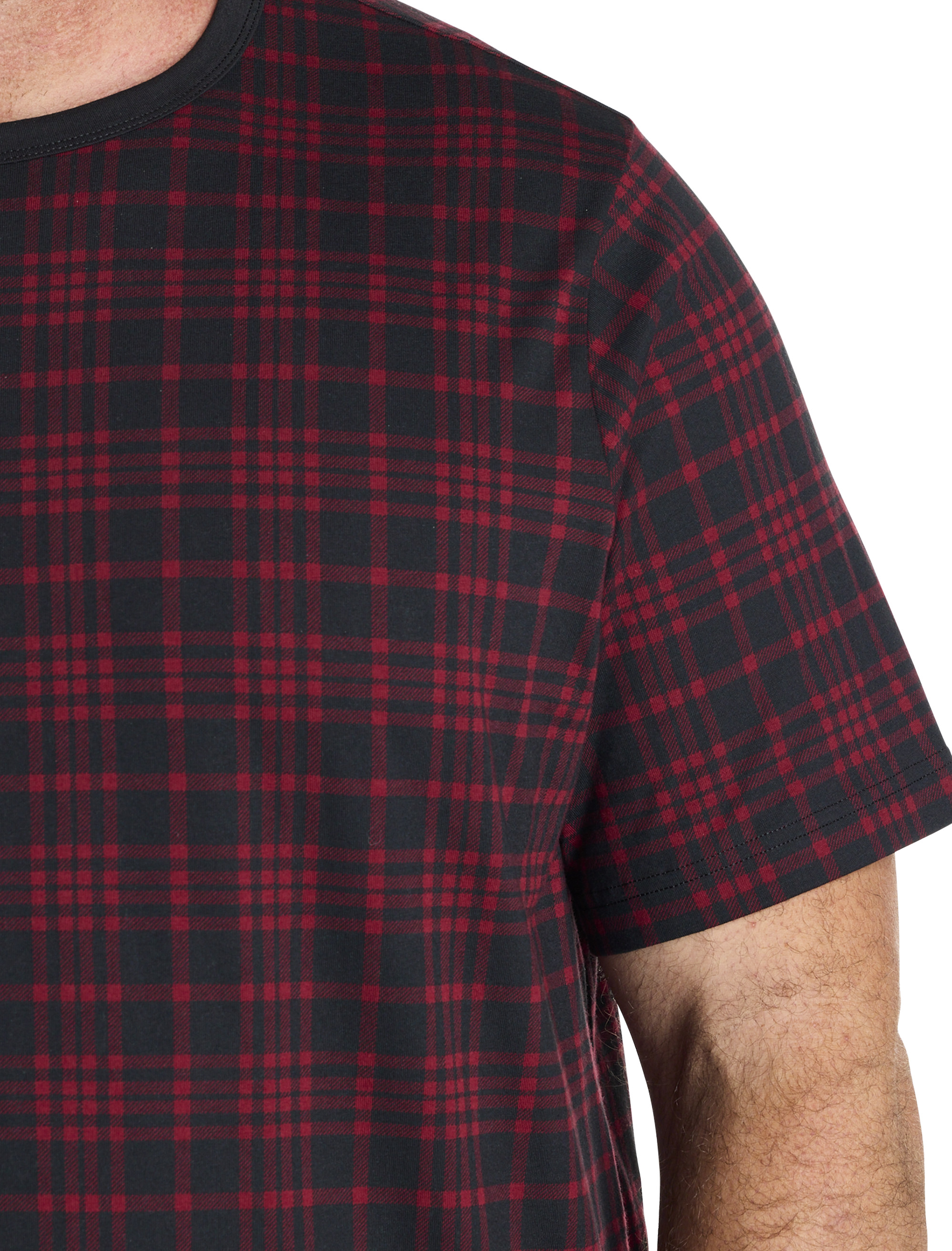 Buffalo Plaid Moisture-Wicking T-Shirt