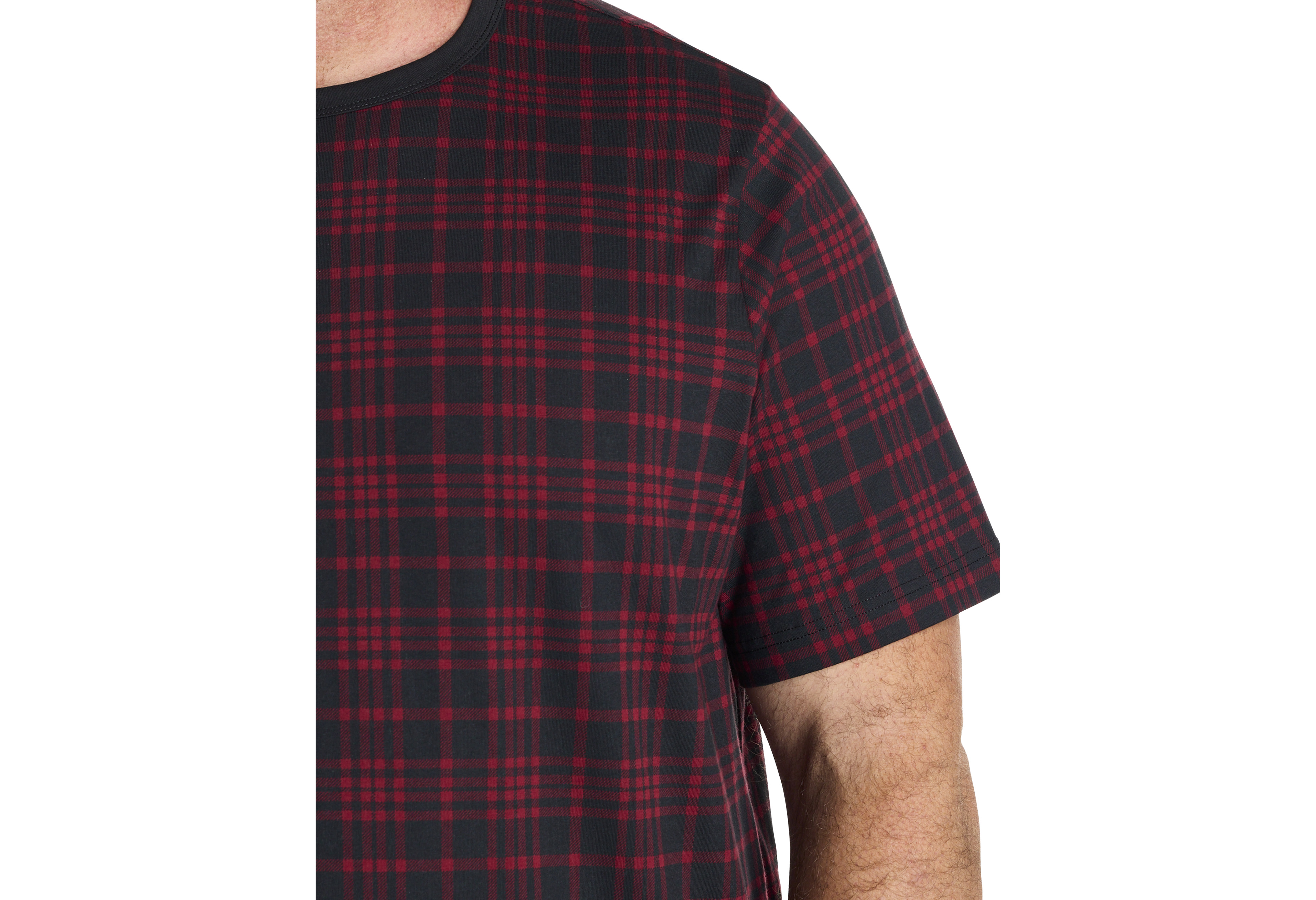 Buffalo Plaid Moisture-Wicking T-Shirt