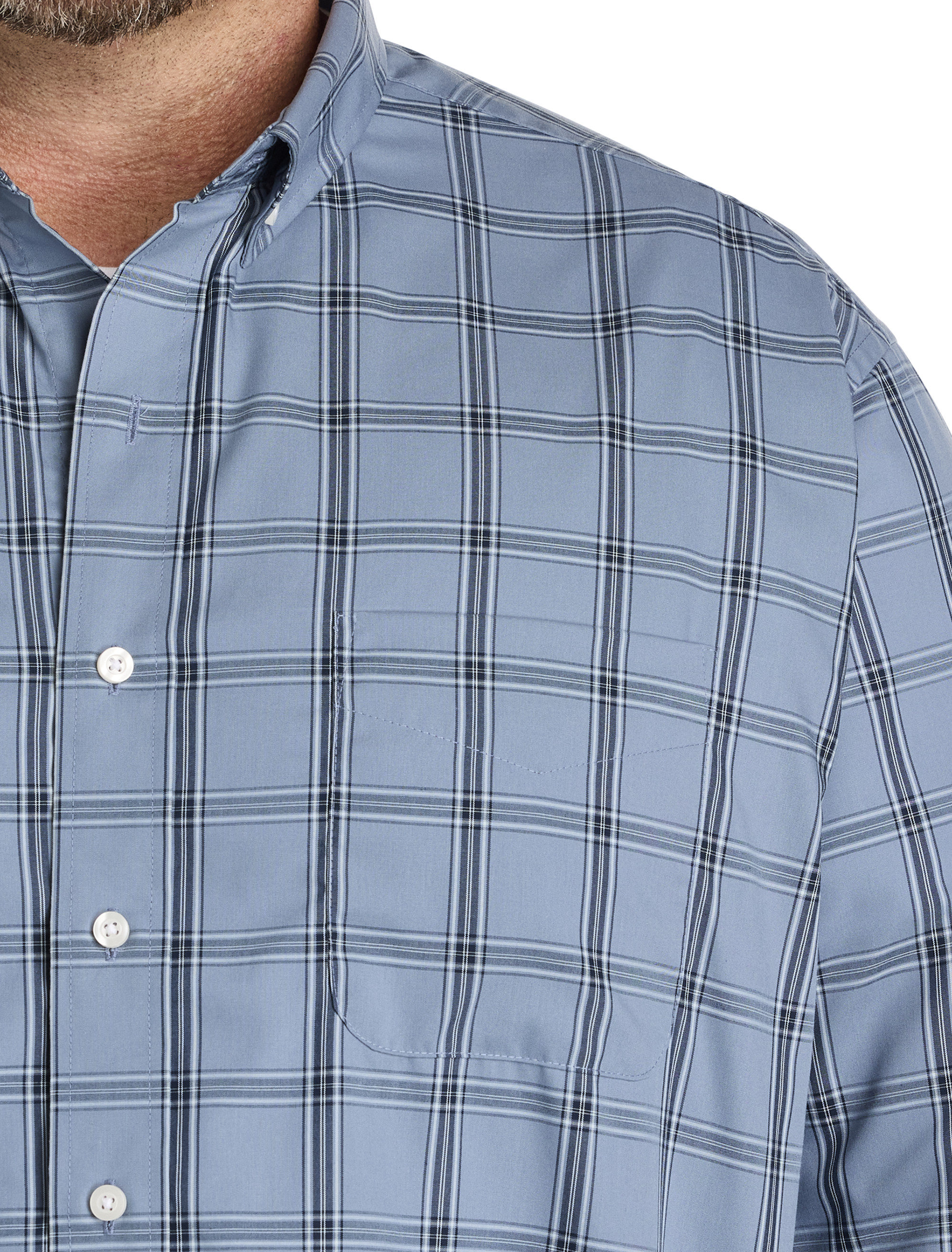 Large Plaid Sport Shirt