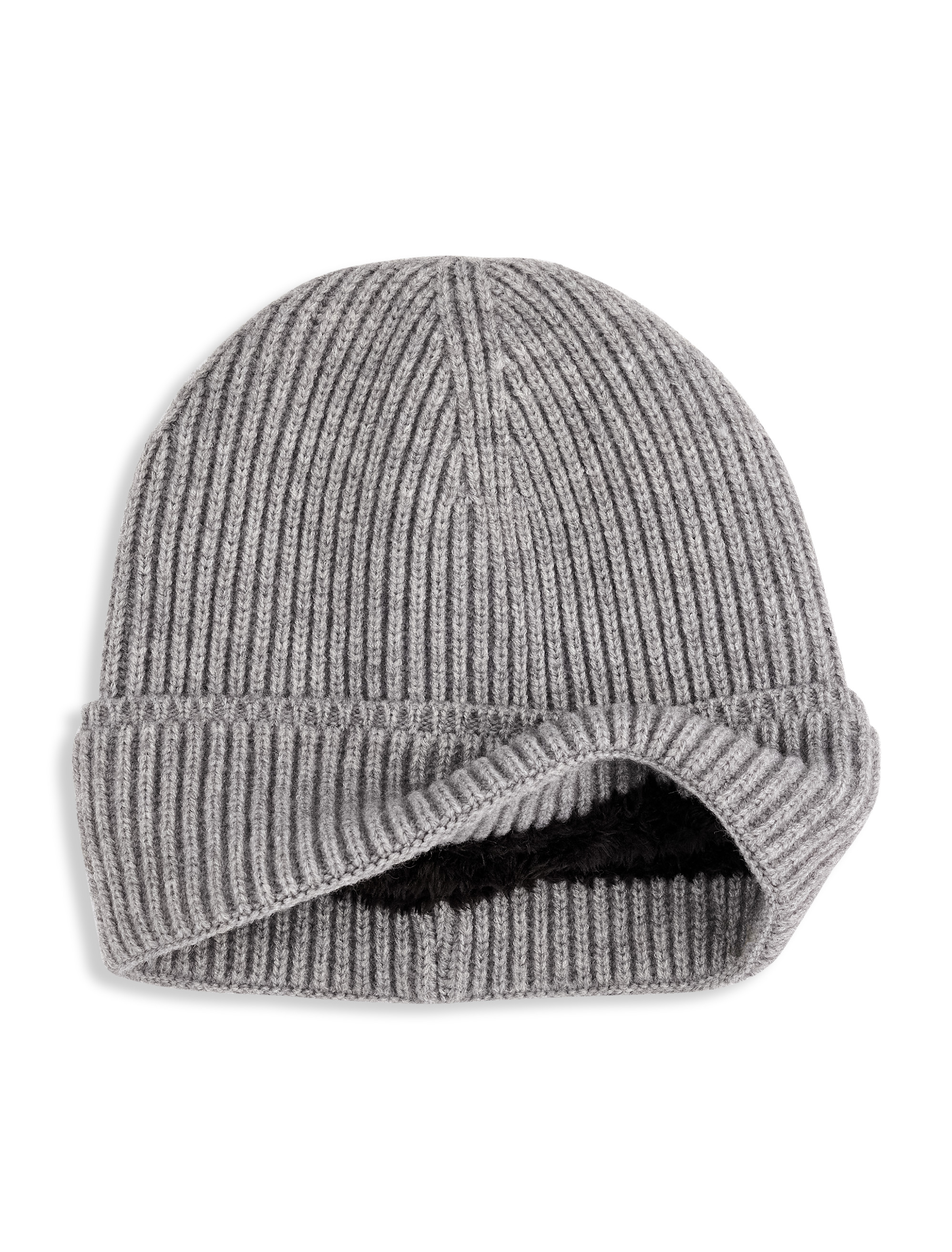 Ribbed-Knit Cuff Beanie