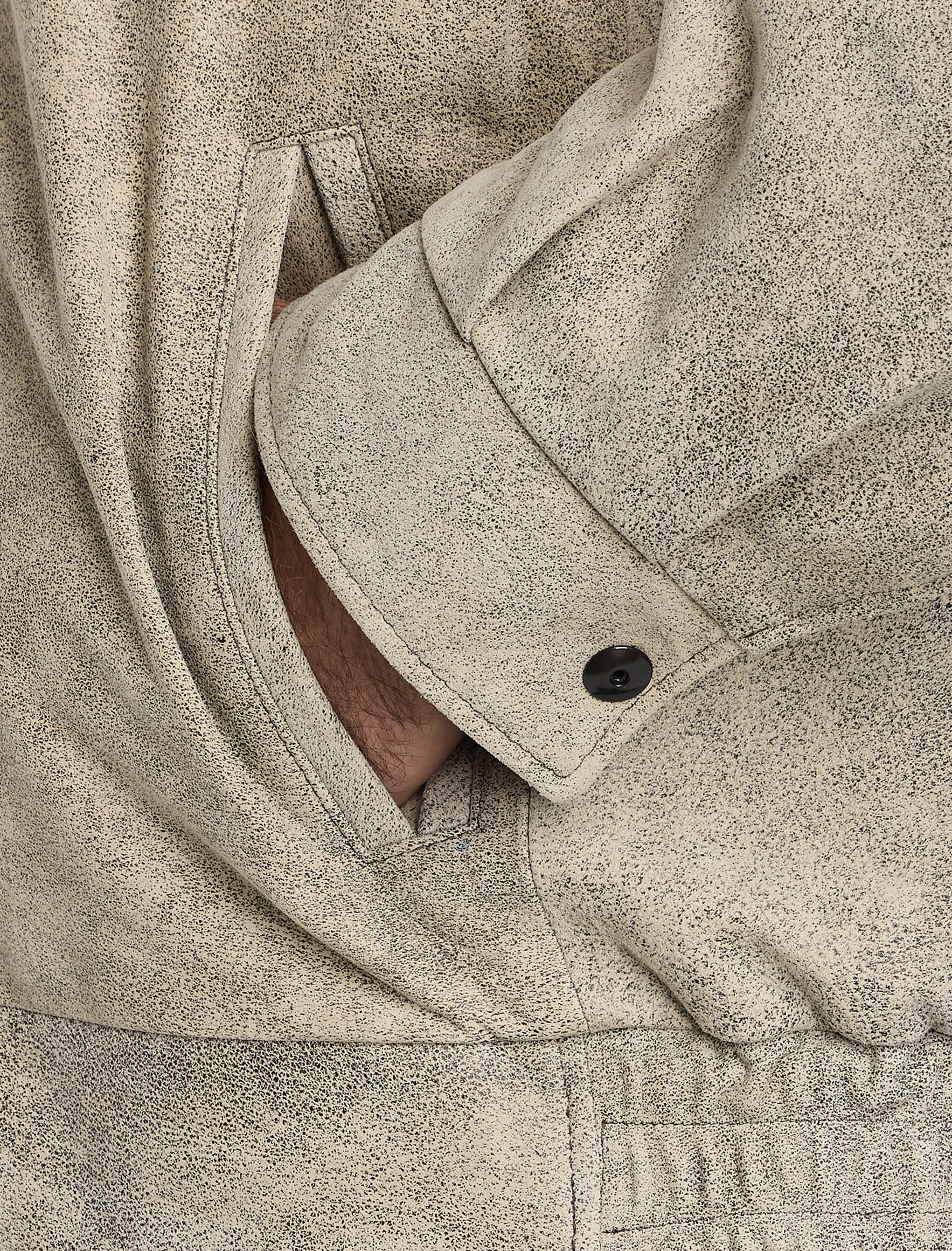 Double-Collar Diego Leather Jacket