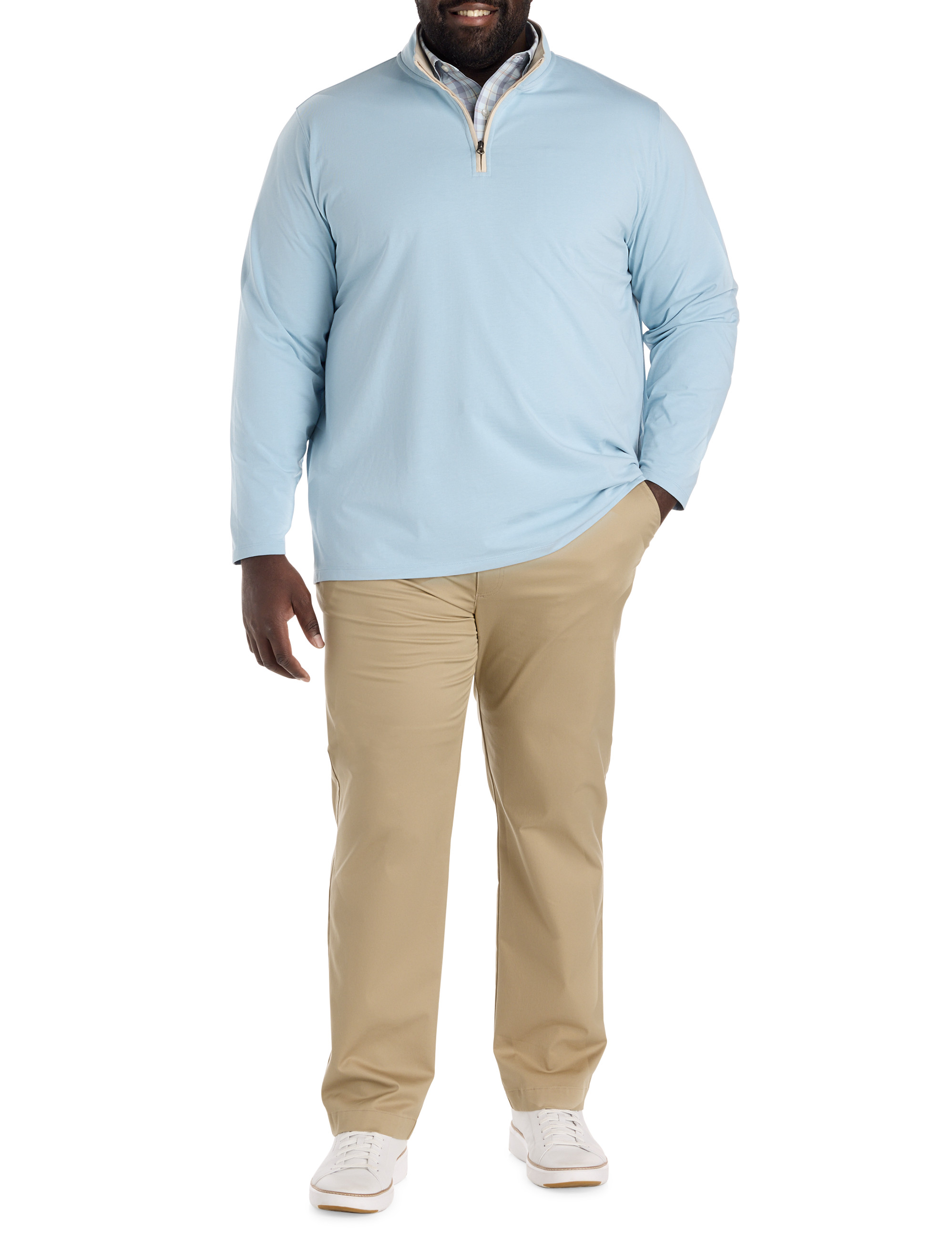 Big + Tall | Oak Hill 1/4-Zip Tech Pullover Sweater | DXL