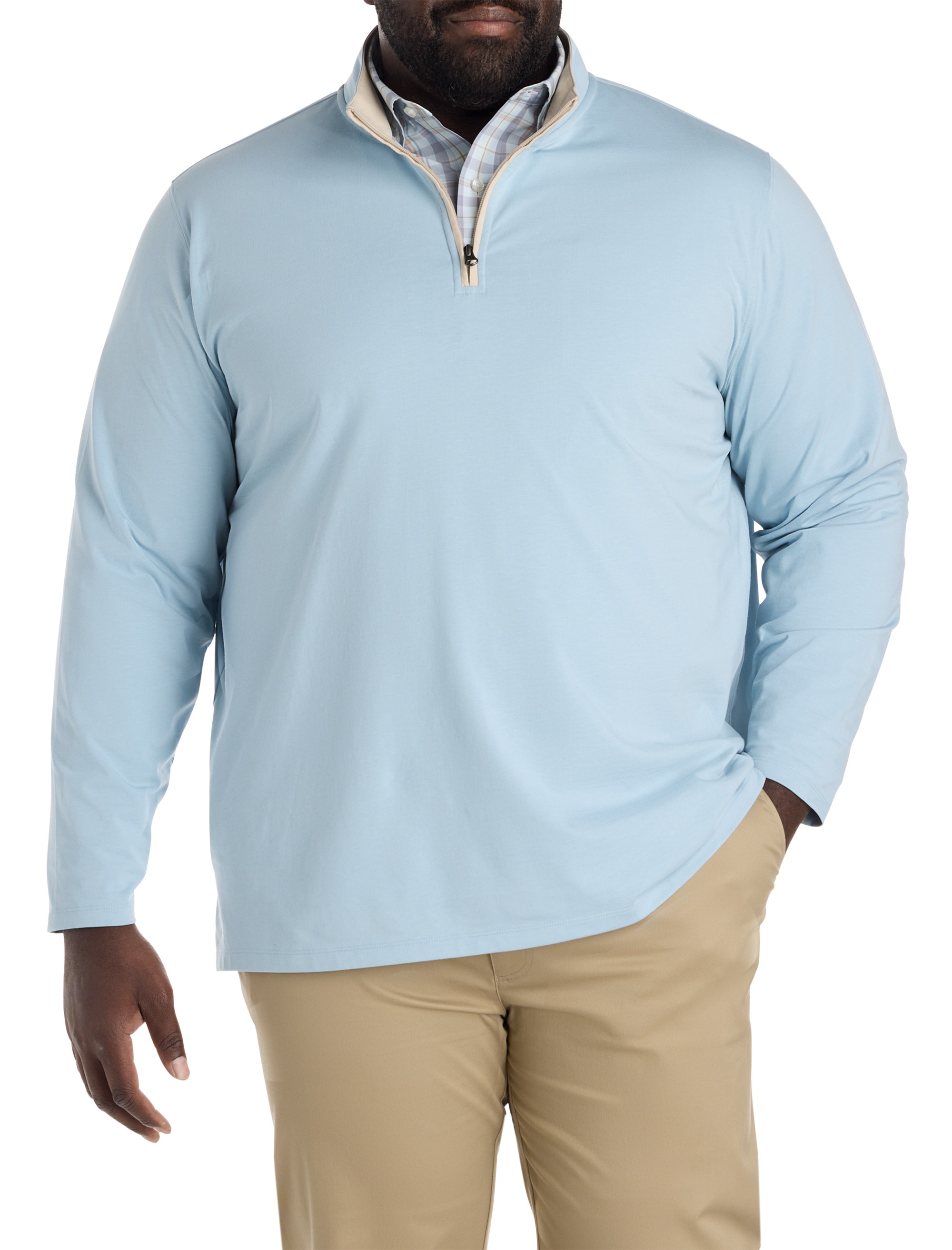 1/4-Zip Tech Pullover Sweater