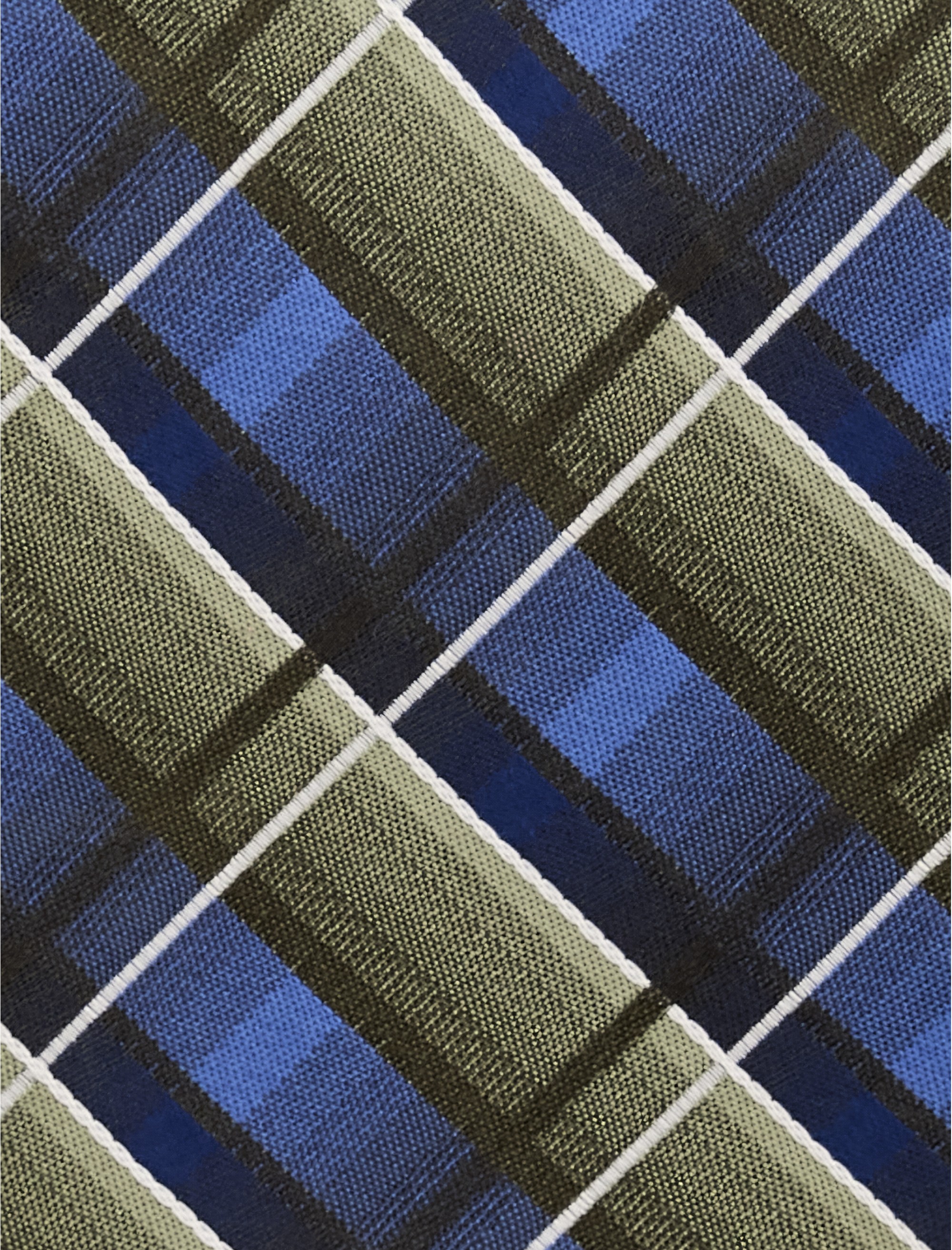Multicolored Plaid Tie - thumbnail 2