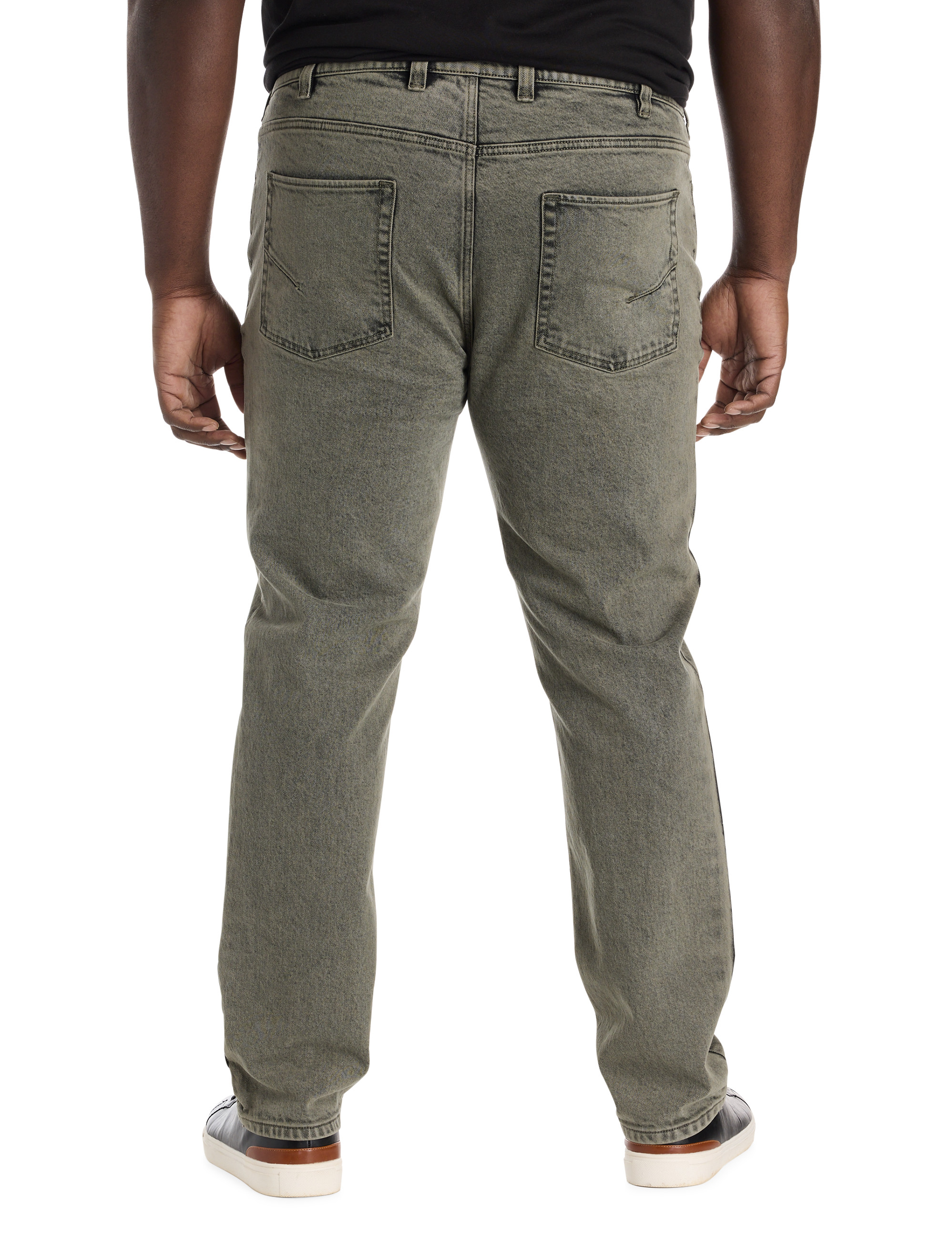 Overdyed Tapered Fit Denim Jeans