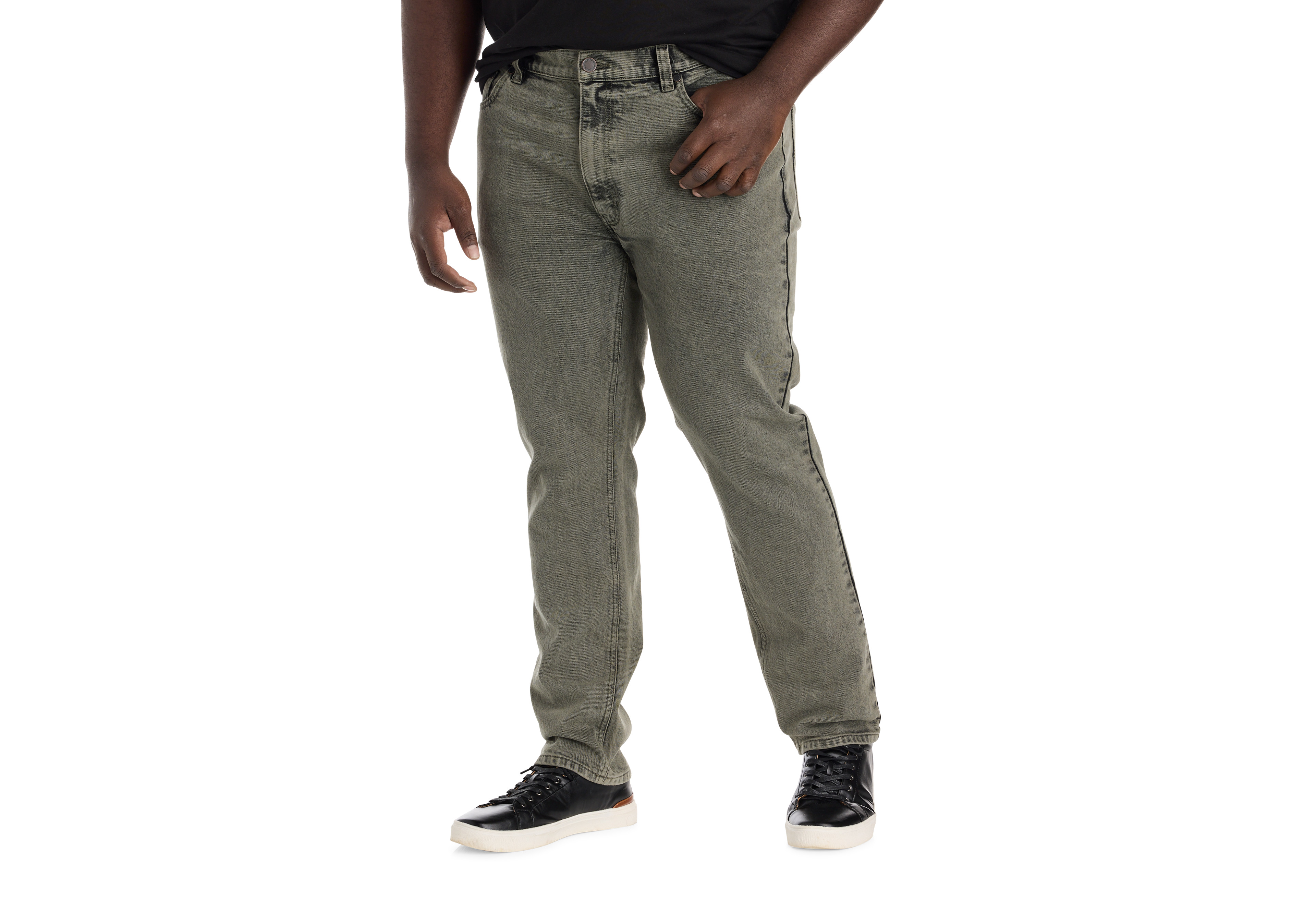 Overdyed Tapered Fit Denim Jeans