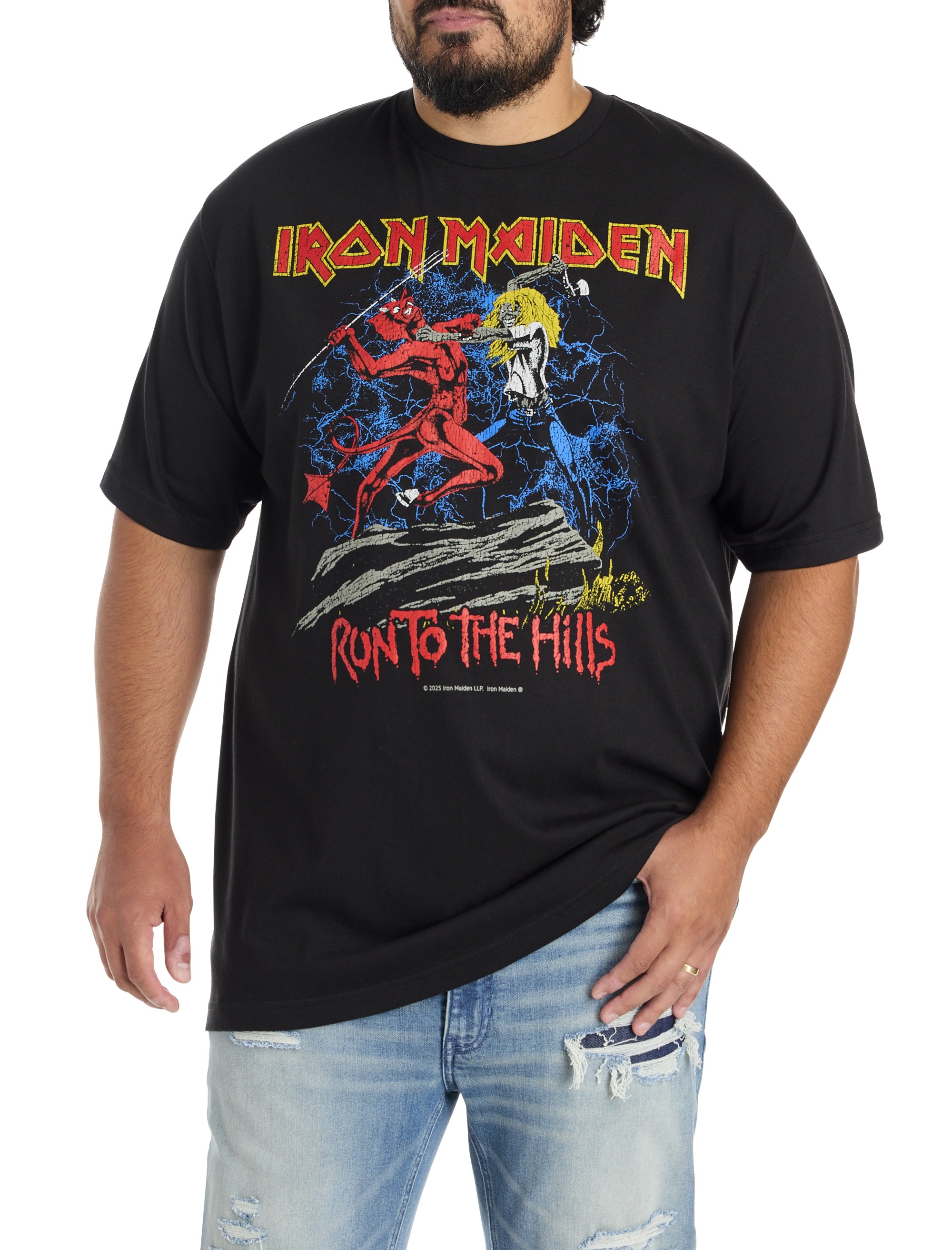 Iron Maiden Run To The Hills Graphic Tee