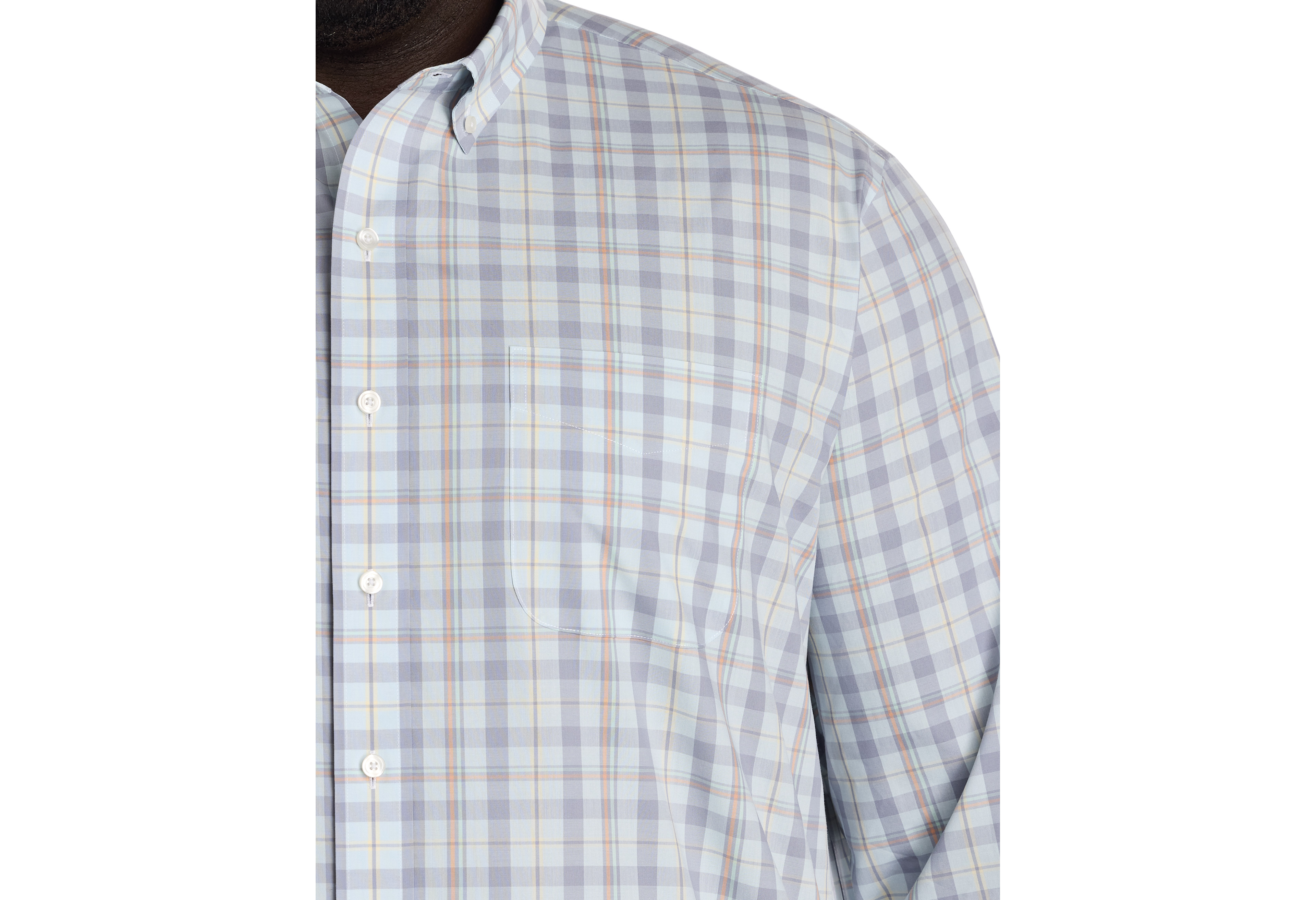 Large Plaid Tech Sport Shirt