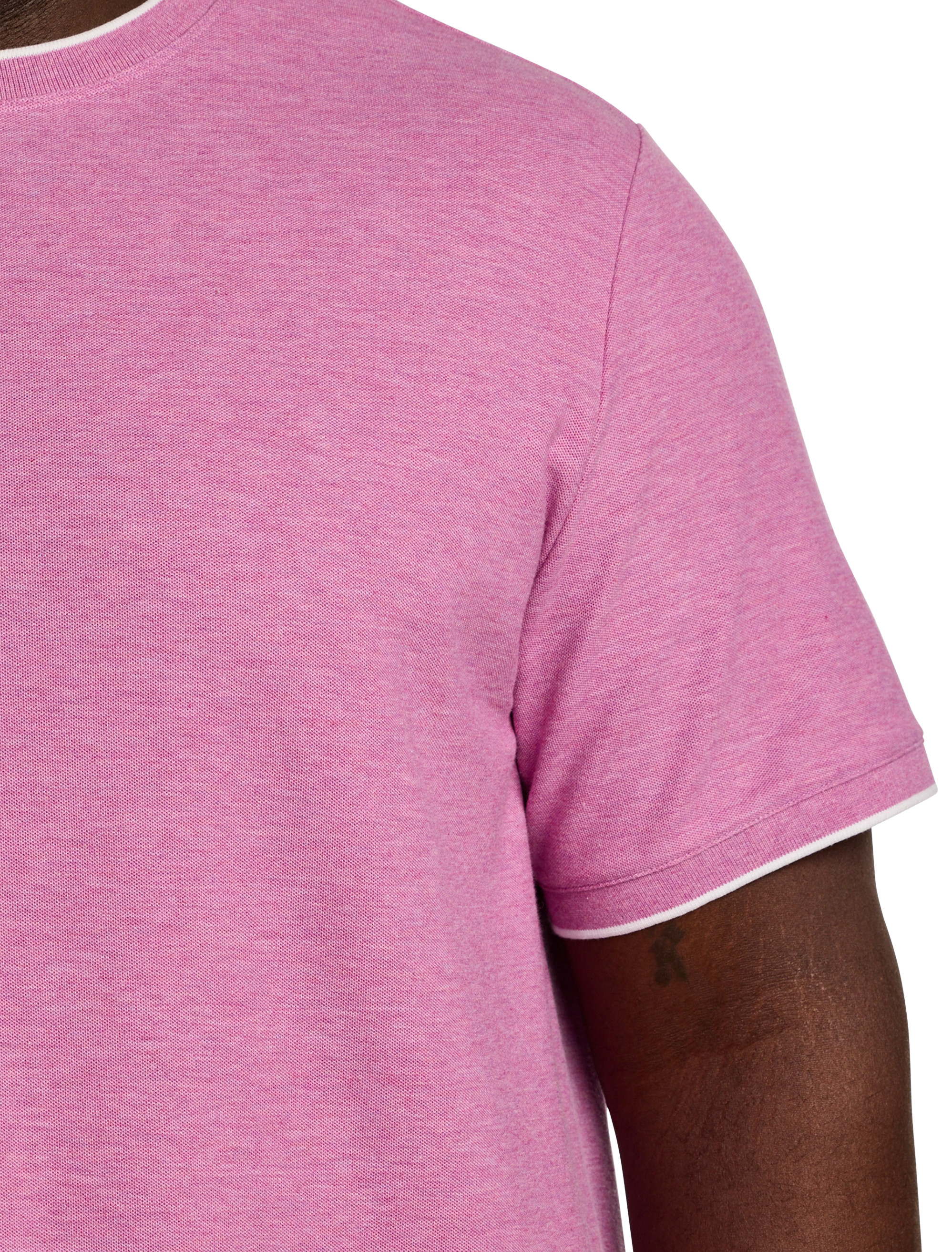 Piqué Crewneck T-Shirt