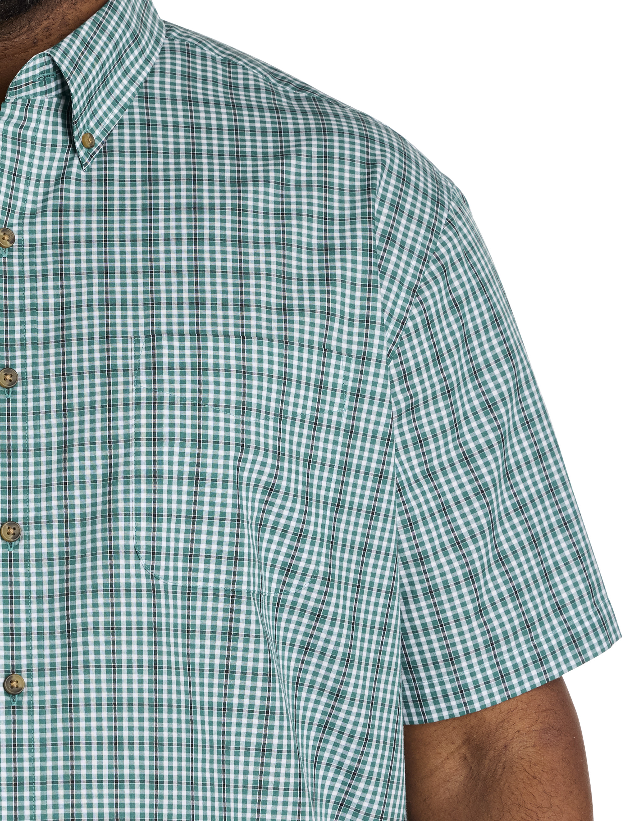 Easy-Care Medium Plaid Sport Shirt