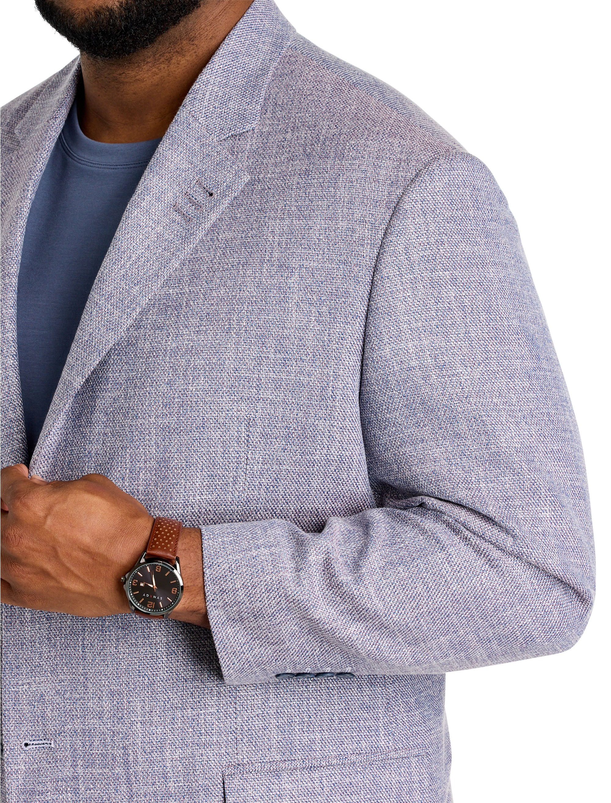 Multi Colored Jacket-Relaxer Sport Coat - thumbnail 2