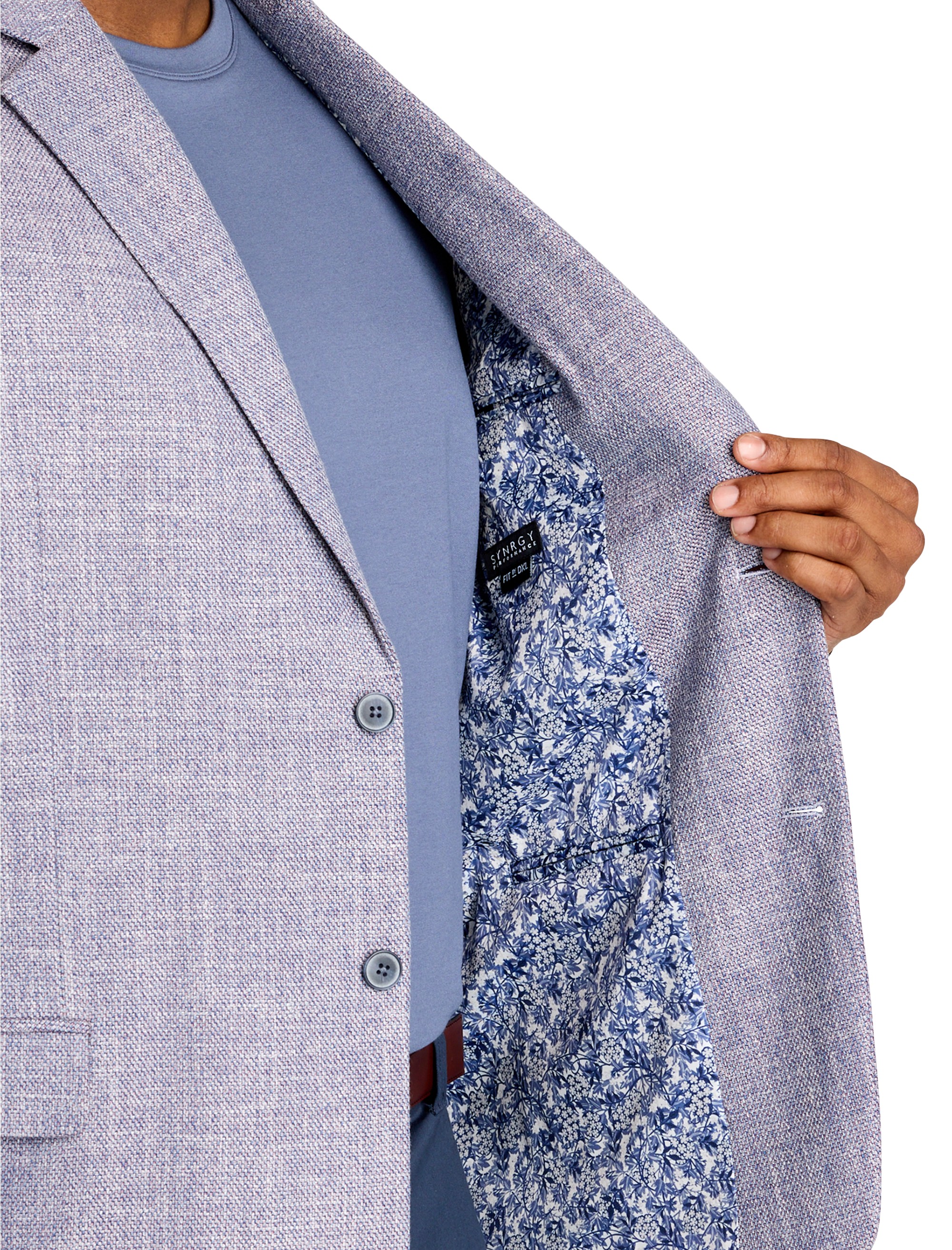 Multi Colored Jacket-Relaxer Sport Coat - thumbnail 4