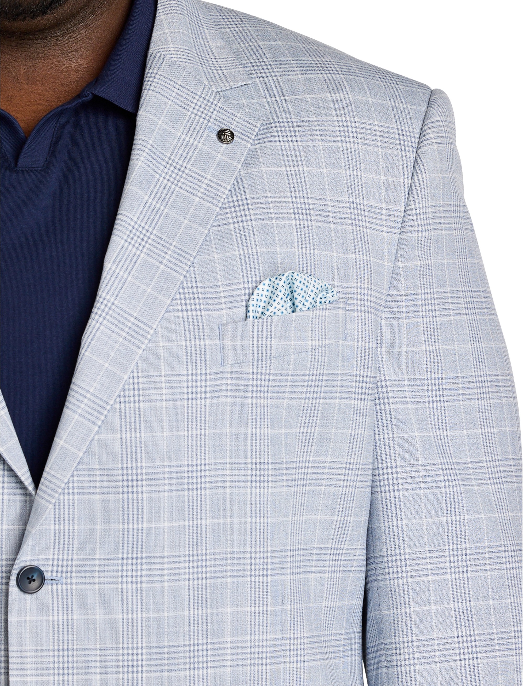 Tonal Glen Plaid Sport Coat - Executive Cut - thumbnail 2