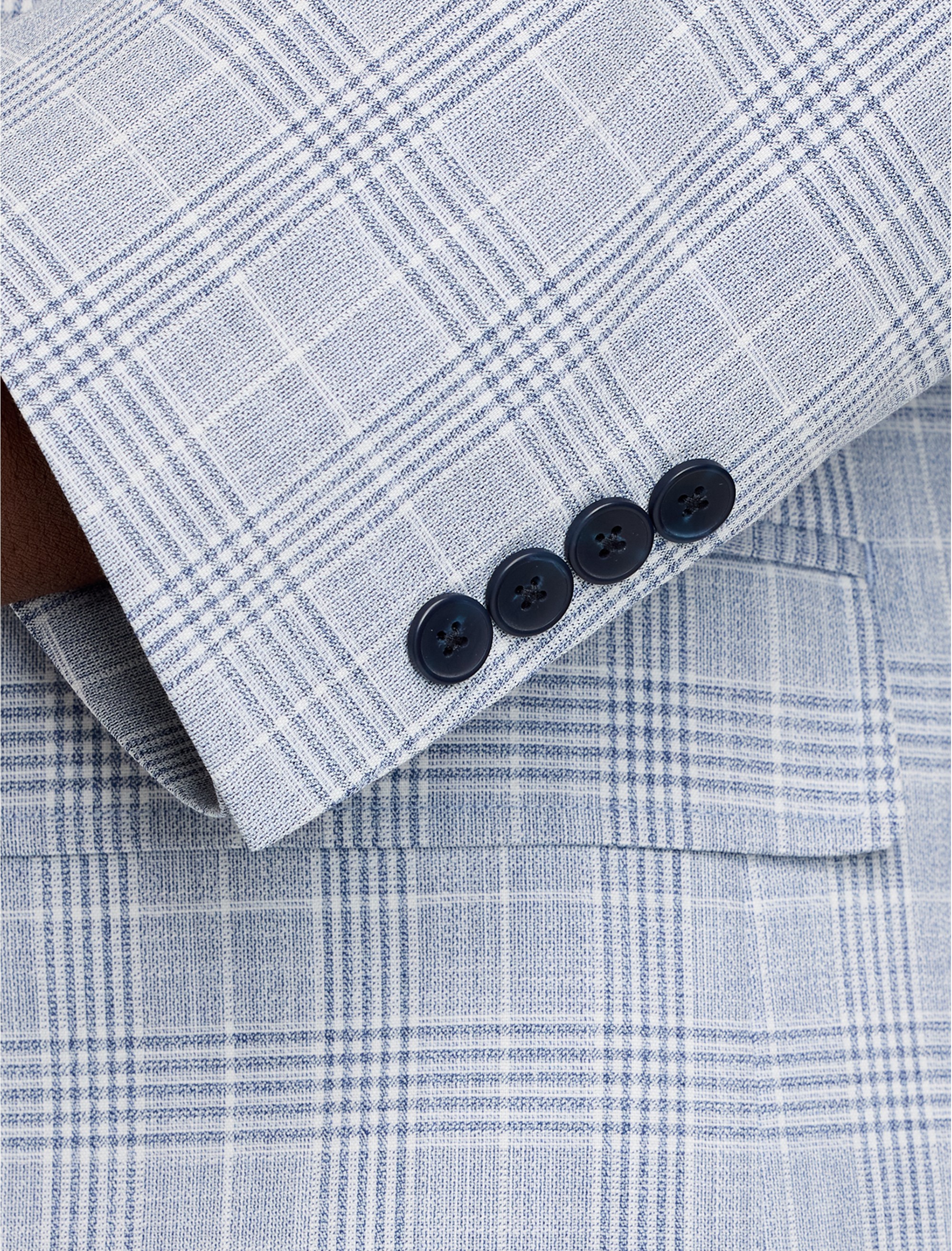 Tonal Glen Plaid Sport Coat - Executive Cut - thumbnail 3