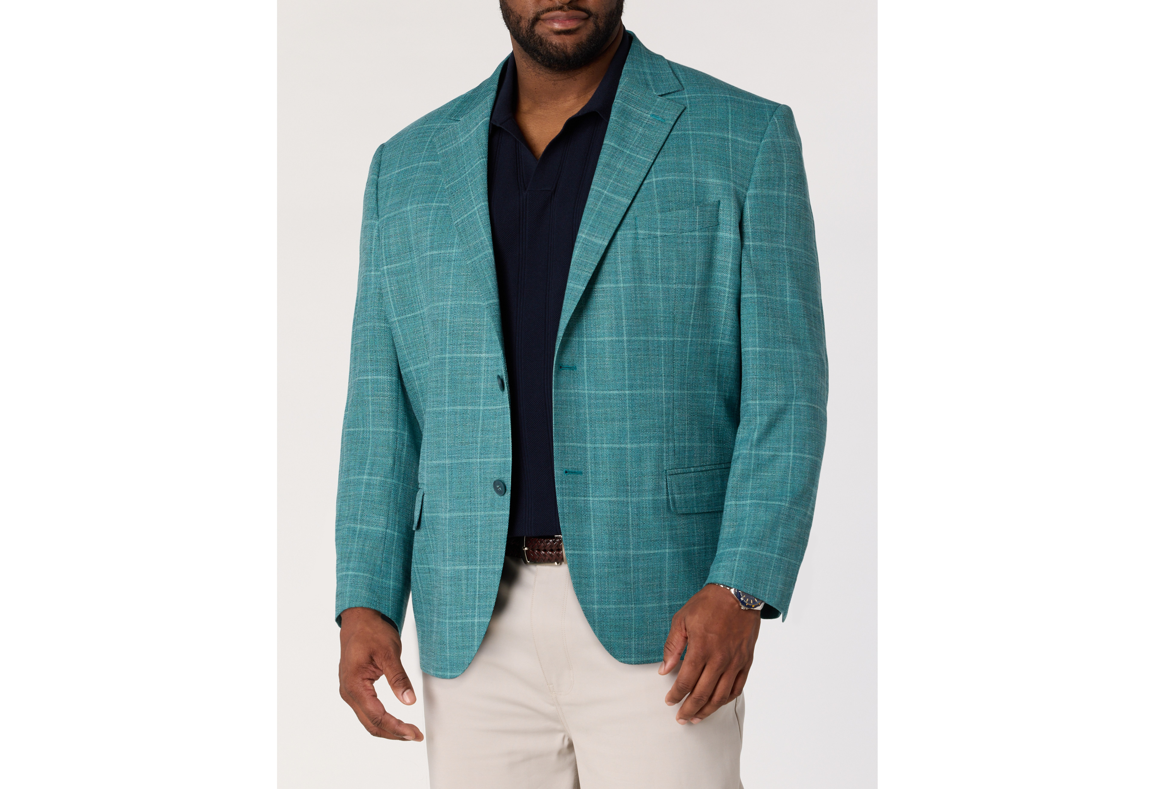 Textured Windowpane Sport Coat