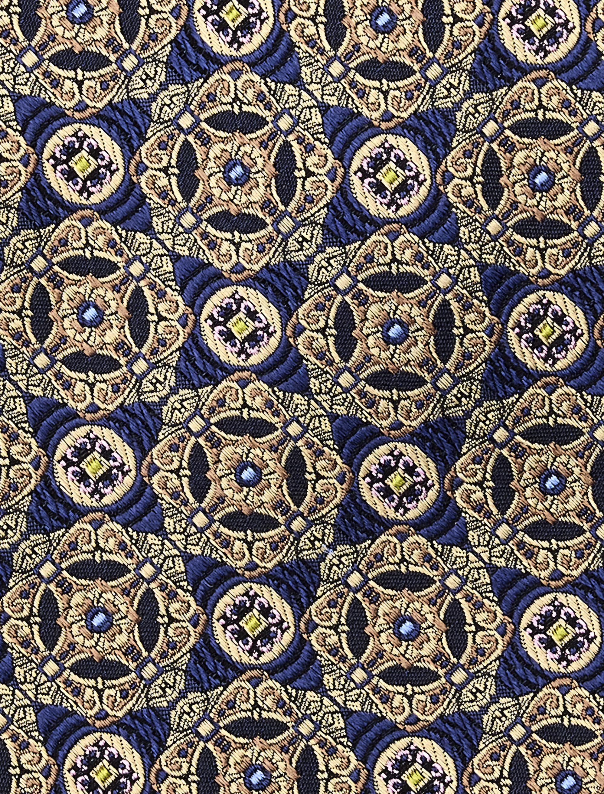 Vintage Medallion Silk Tie