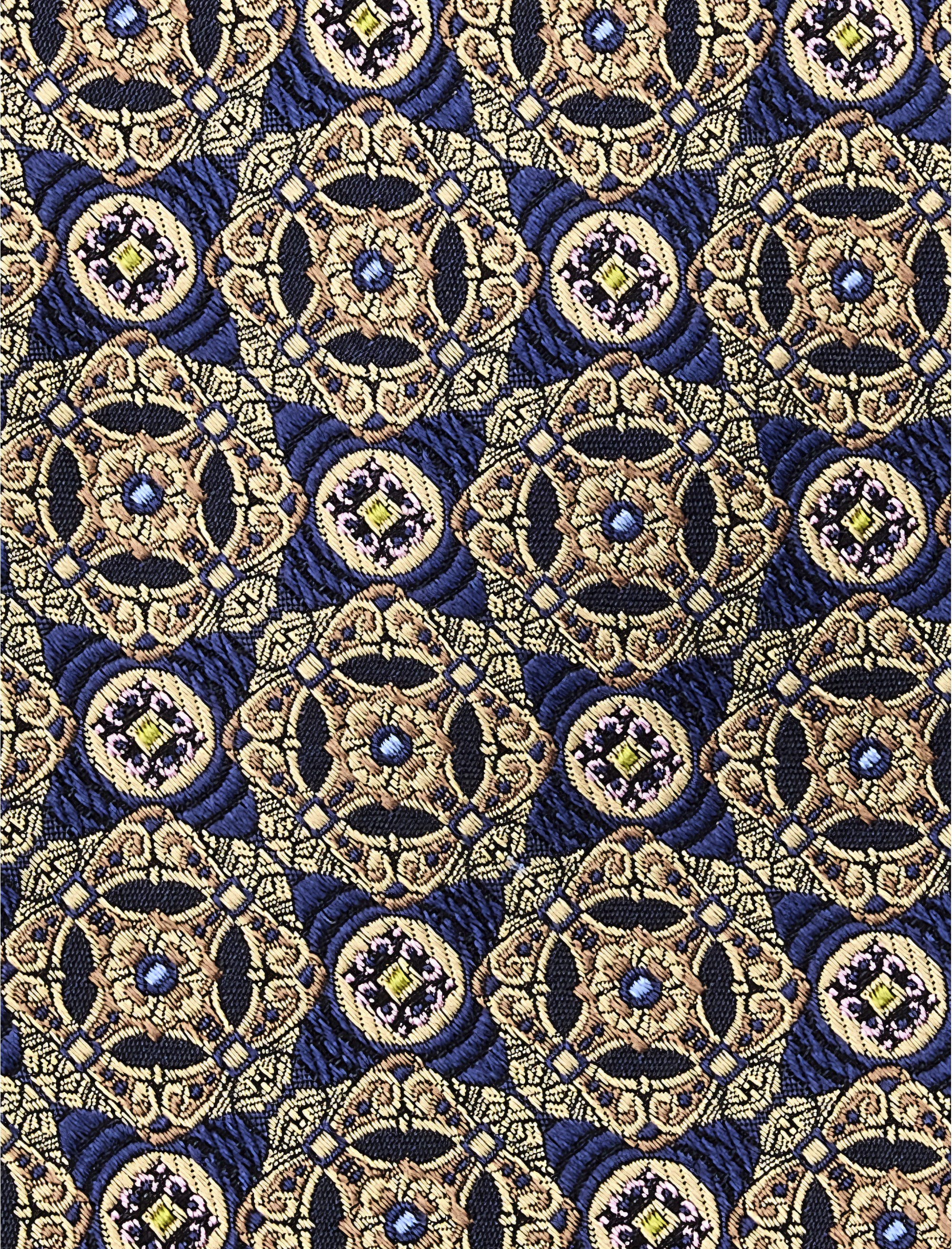 Vintage Medallion Silk Tie - thumbnail 2
