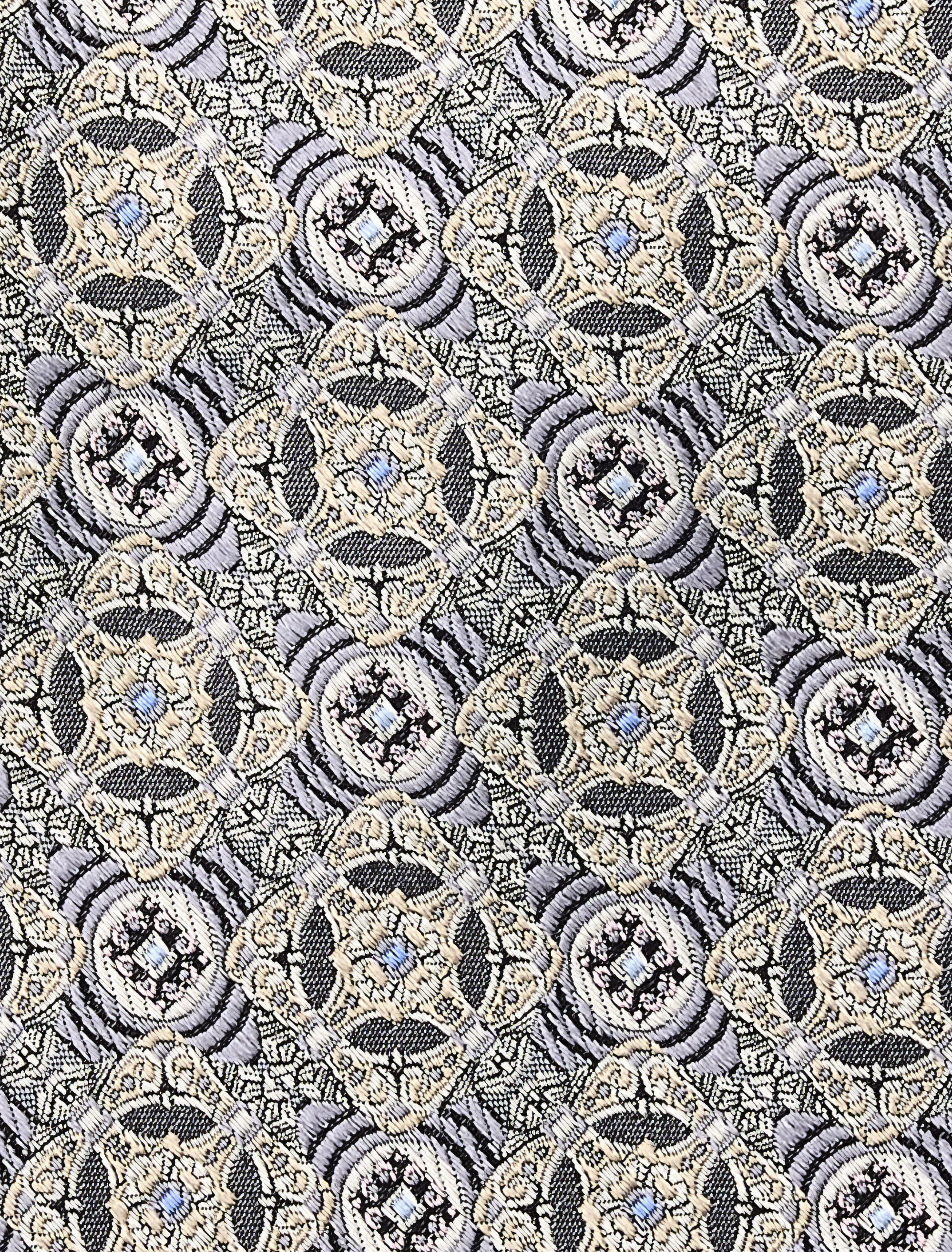 Vintage Medallion Silk Tie